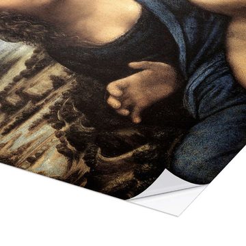 Posterlounge Wandfolie Leonardo da Vinci, Madonna mit der Spindel, Malerei
