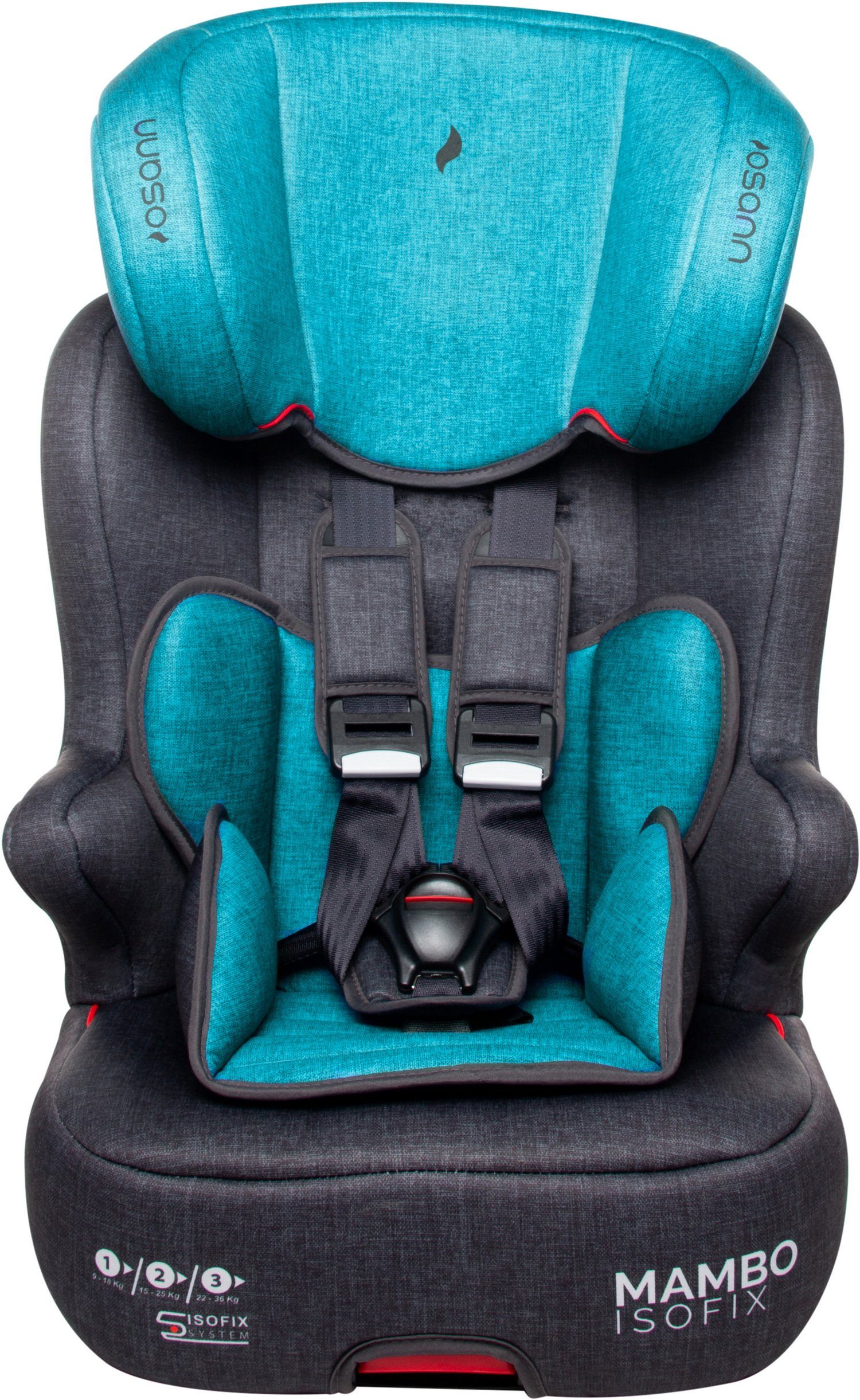 Isofix, und 9 Jahre, 36 bis: Isofix kg, ab: Gruppe kg, ab: Osann 12 bis: Kindersitz Monaten, 1/2/3 Top-Tether Mambo mit - 9 Autokindersitz