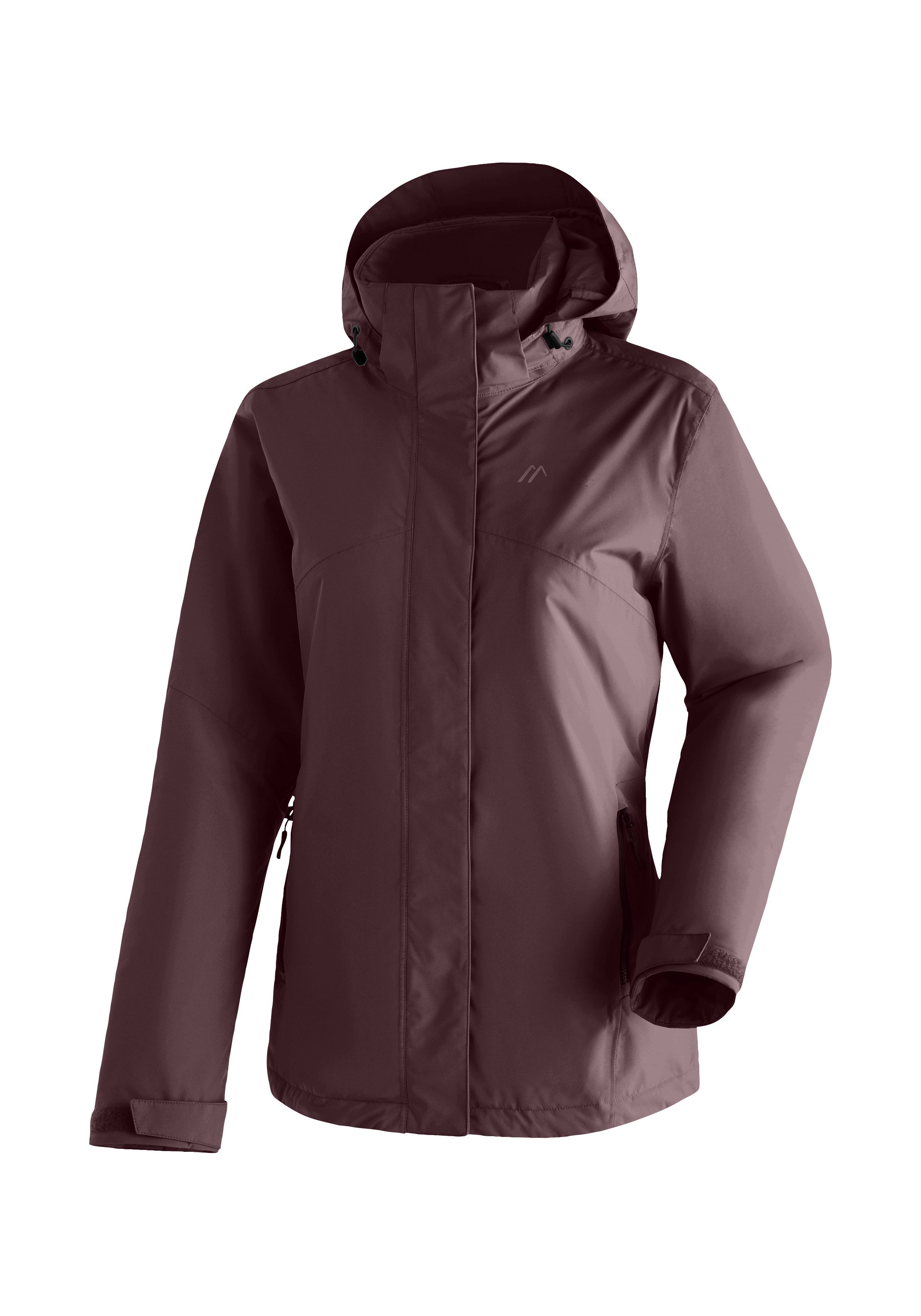 Maier Sports Regenjacke Metor Therm Rec W warme Damen Jacke mit Kapuze, Winterjacke wasserdicht atmungsaktiv