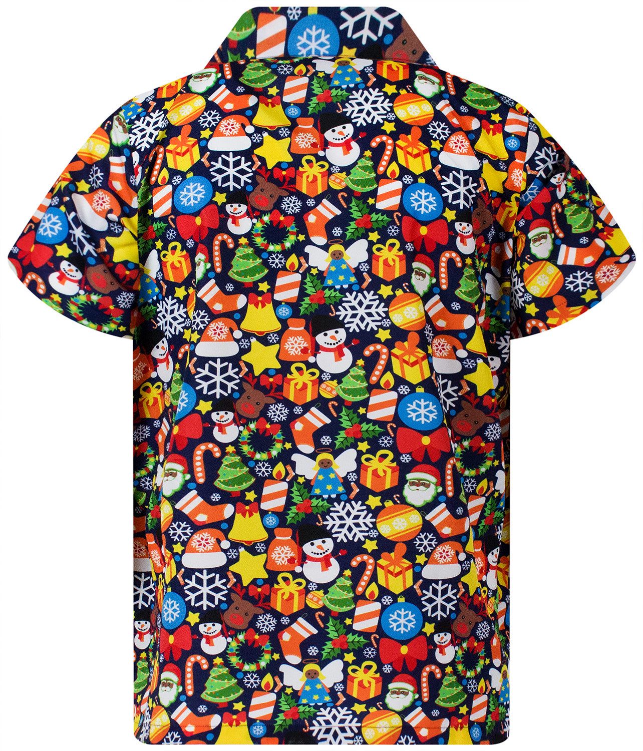 King Kameha Hawaiihemd Christmas Allover Funky Hawaii-Hemd Kurzarm Front-Ta günstig online kaufen