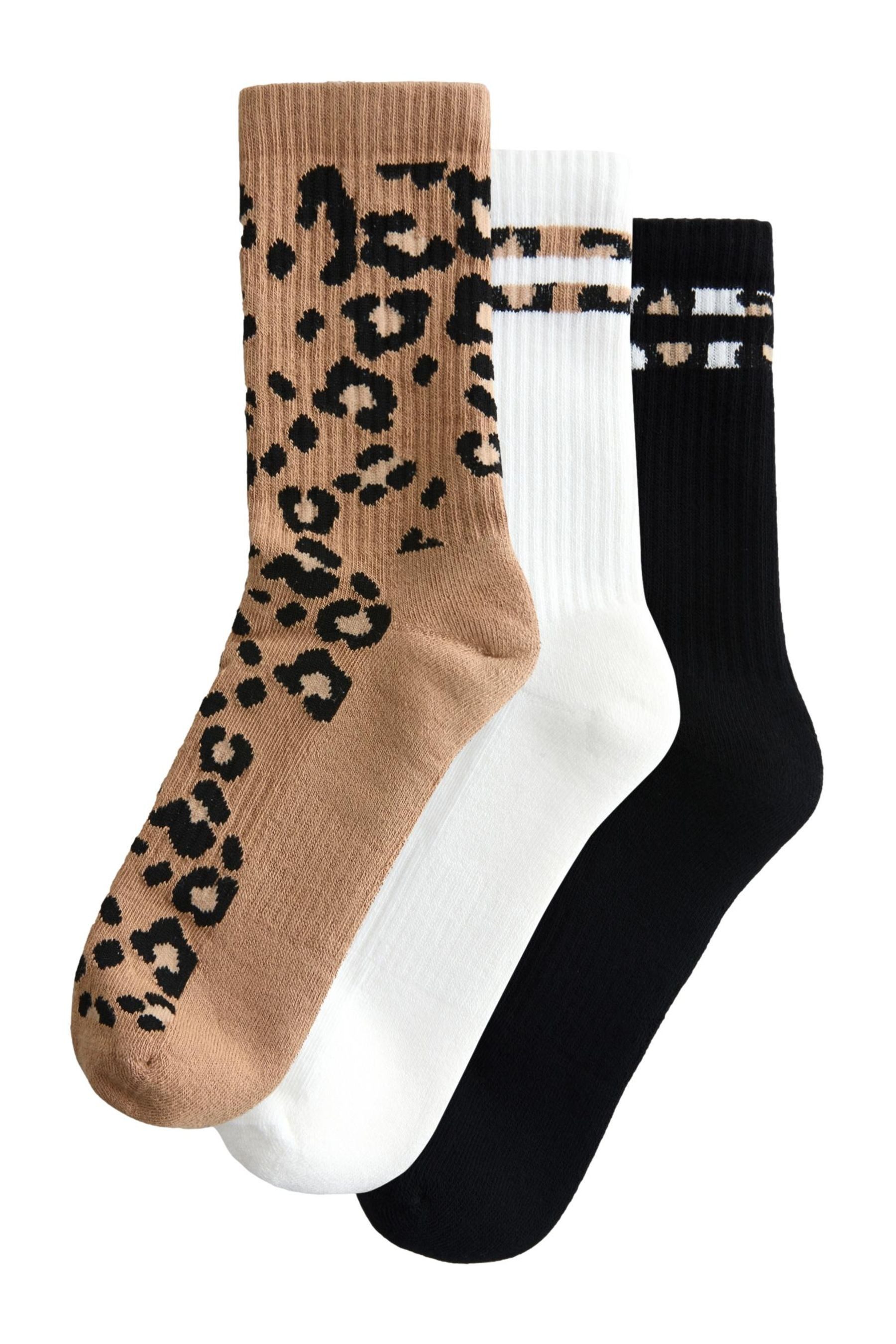 Next Kurzsocken Gerippte Sportsöckchen, Fußgewölbestütze, 3er-Pack (3-Paar)