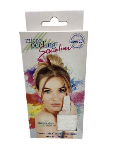 BTS Gesichtsreinigungstuch micropeeling sensation Hautreinigungstuch weiß - 25x30cm