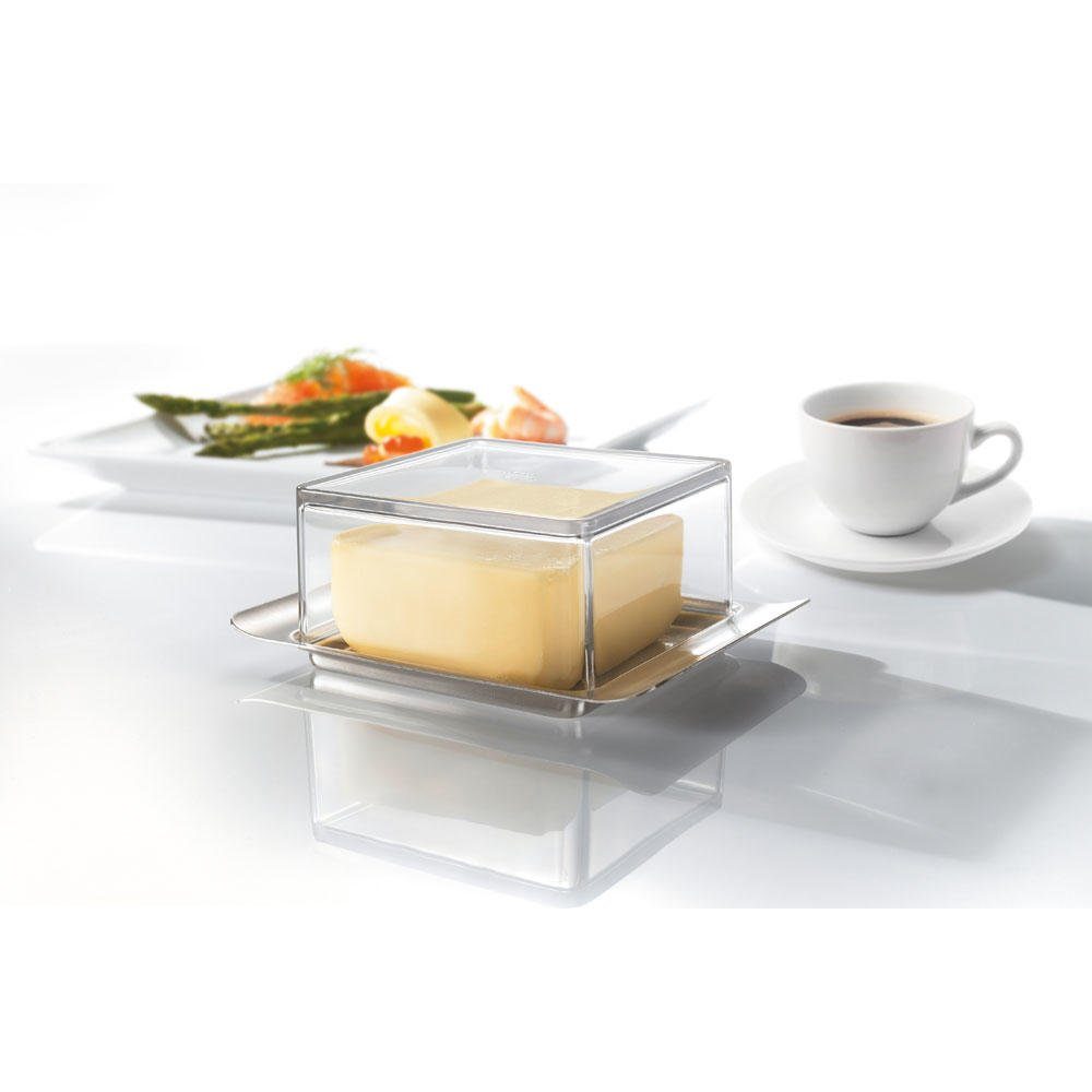 Butterdose Brunch Edestahl silber
