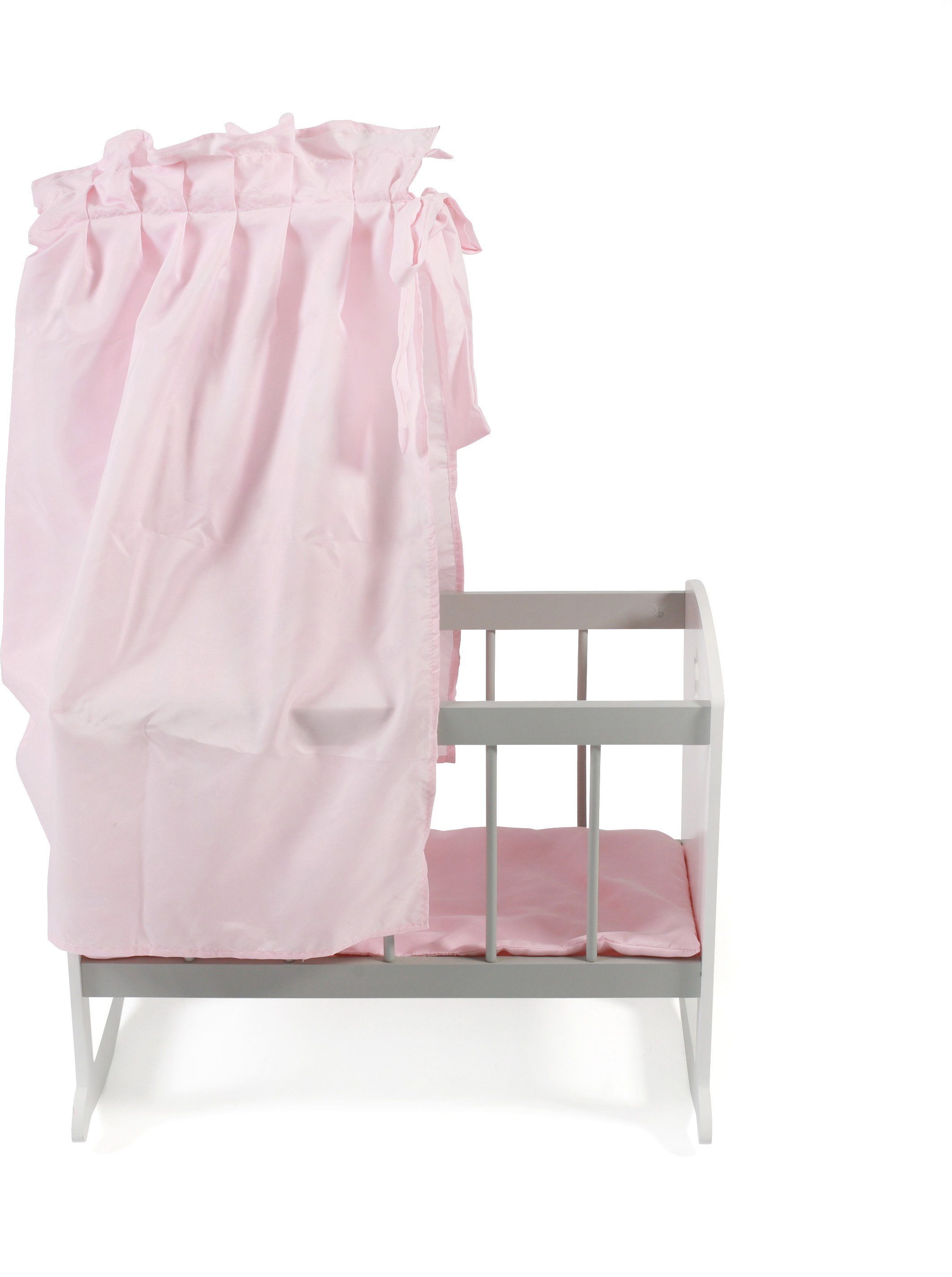 CHIC2000 Puppenwiege Stars Grau, inkl. Himmel günstig online kaufen