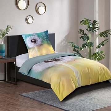Bettwäsche Pusteblume 135x200 cm, Bettbezug und Kissenbezug, Sanilo, Baumwolle, 4 teilig