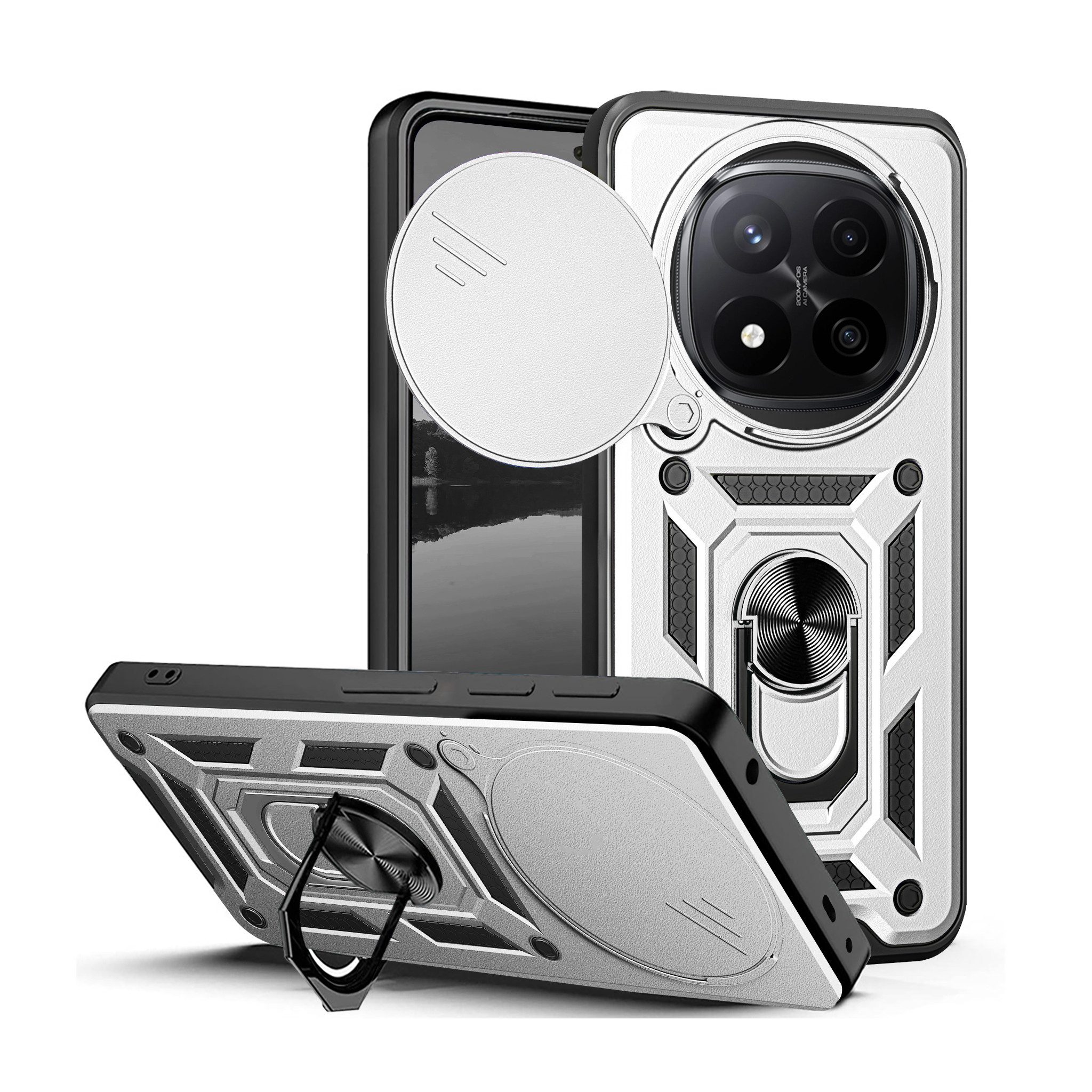 Tec-Expert Handyhülle Outdoor Cover Hülle für Xiaomi Redmi Note 14 Pro+ 5G 6.67 Zoll, 6.67, Premium Hülle mit Kameraschutz aus verstärktem Polycarbonat