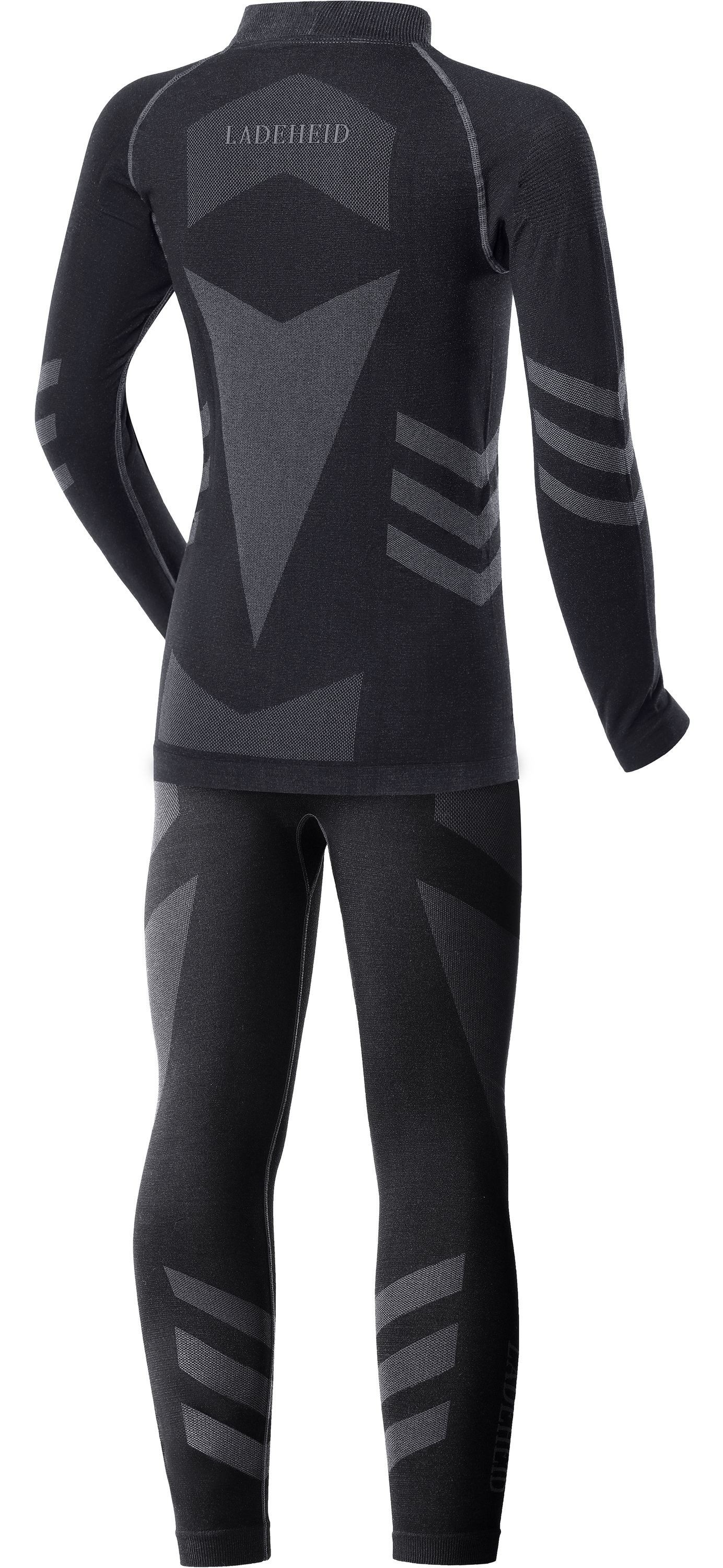 Ladeheid Funktionsunterhemd Kinder Funktionsunterwäsche Set Shirt Unterhose Thermoaktiv LAGI009 (Set, mit Funktionsunterhose) – Bild 2 von 2