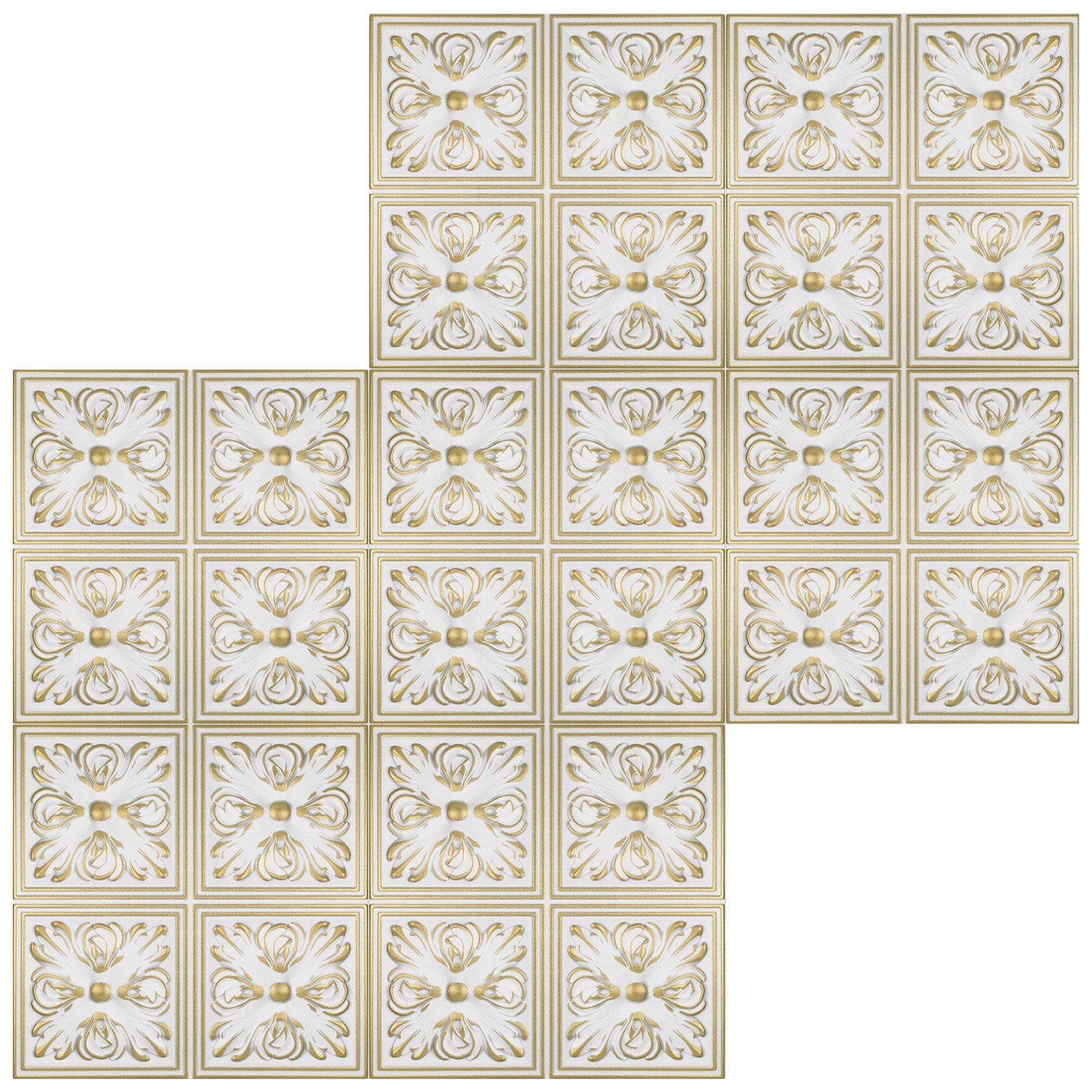 Hexim Wanddekoobjekt NR.05 S-Z (Deckenplatten aus günstig online kaufen