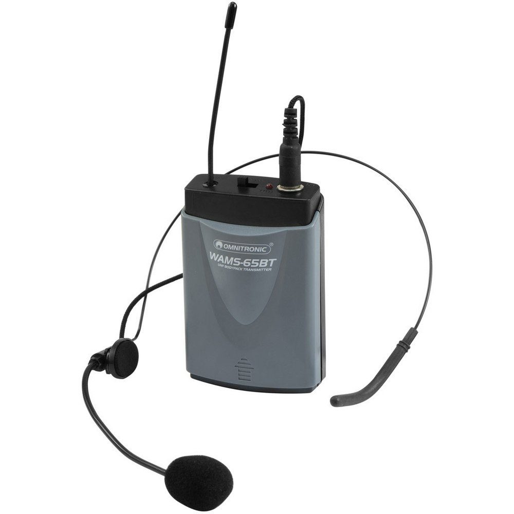 Omnitronic Mikrofon Omnitronic WAMS-65BT Headset Funkmikrofon-Set