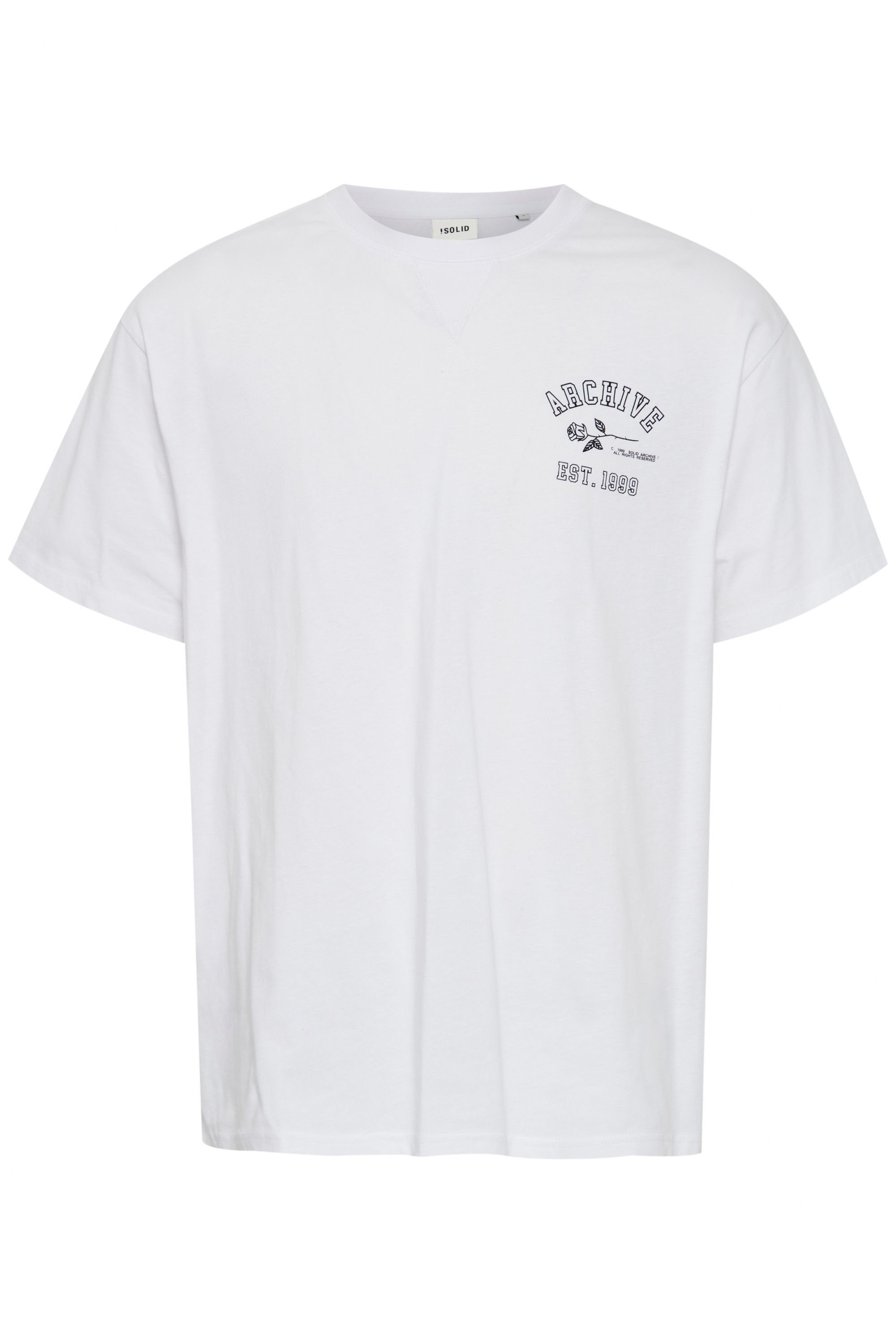 WHITE (110601) - T-Shirt !Solid 21107867 SDGeert