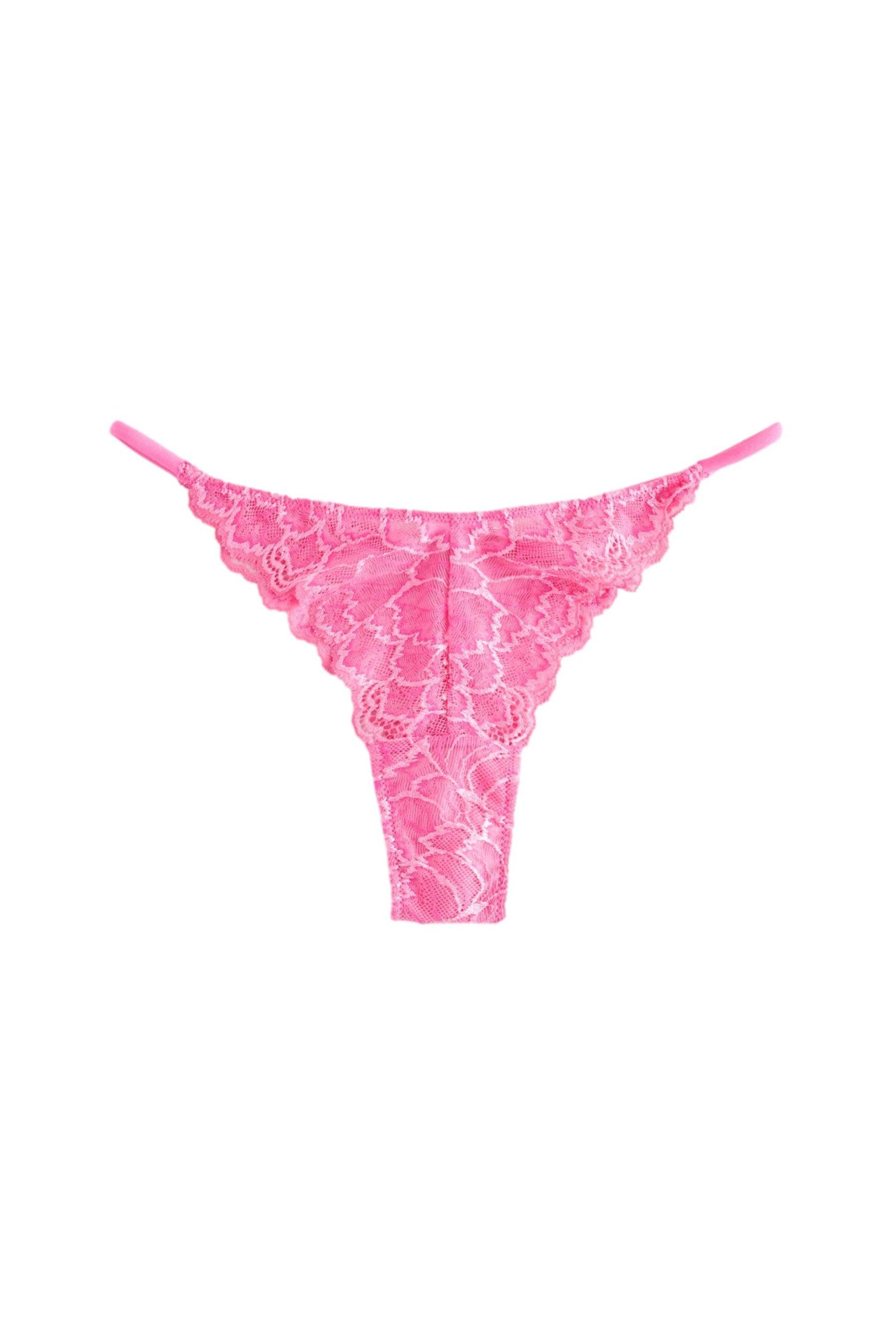 Tanga Hübscher Slip mit Blumenspitze, Tanga