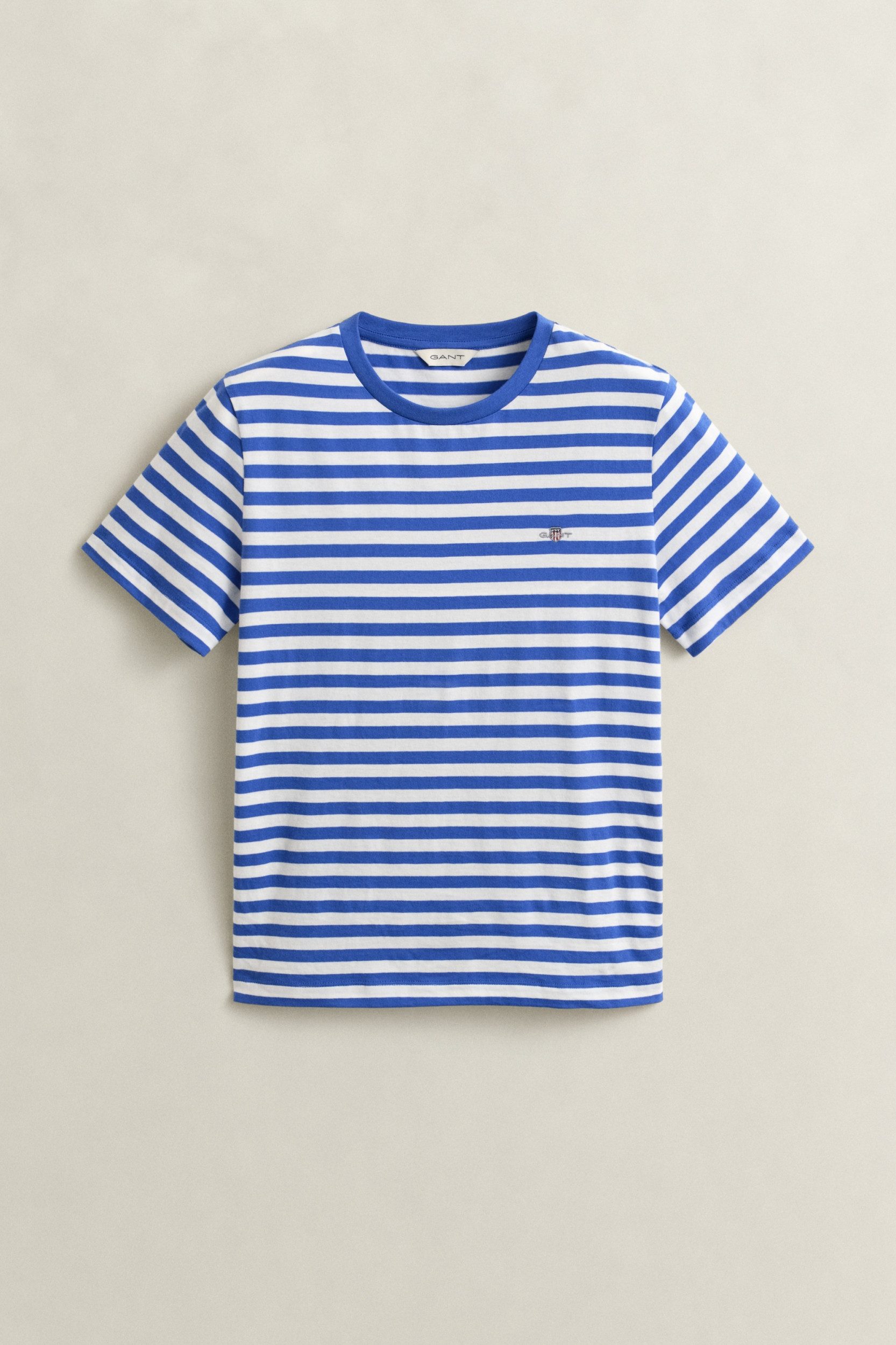 Gant Kurzarmhemd REG STRIPED SHIELD SS T-SHIRT