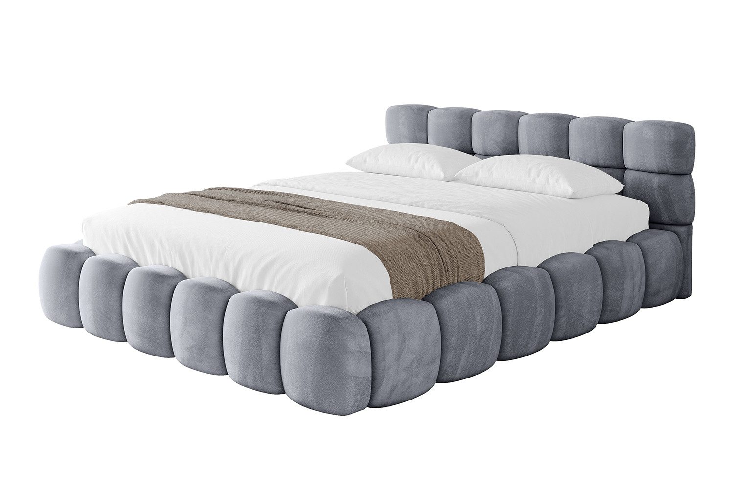 ALTDECOR Polsterbett LEYA-v1 (Polsterbett mit Bettkasten und Lattenrost, Bo günstig online kaufen