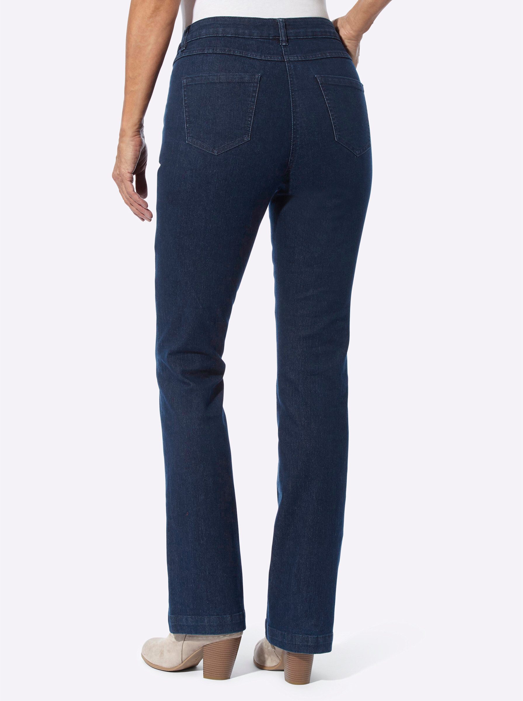Sieh an! Bequeme Jeans Bootcut-Jeans komfortabel