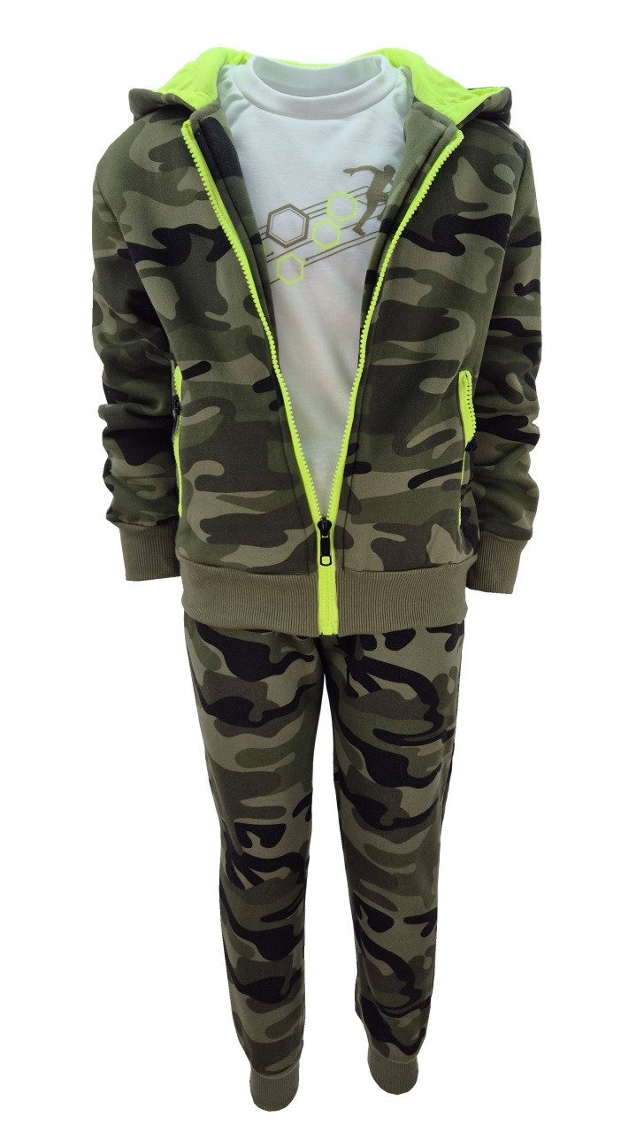 Fashion Boy Sweatanzug Army Sweatanzug Tarn günstig online kaufen