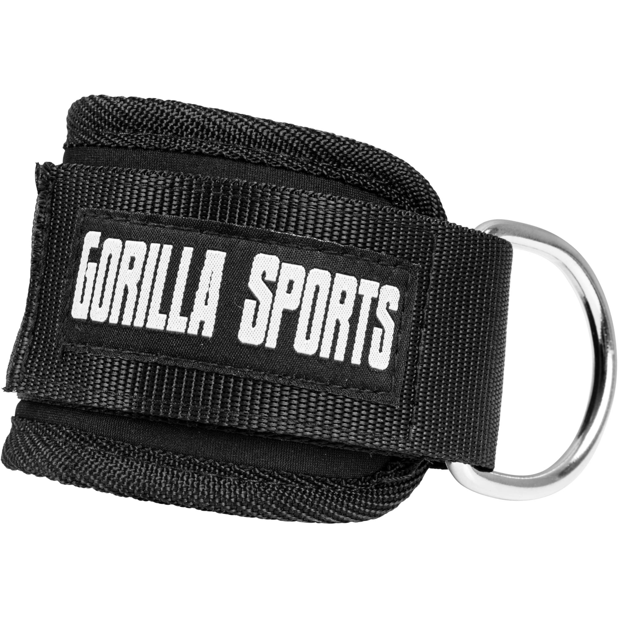 GORILLA SPORTS Windsurf Fußschlaufe Fußschlaufen, Einzeln / 2er Set, mit D-Ring und Klettverschluss