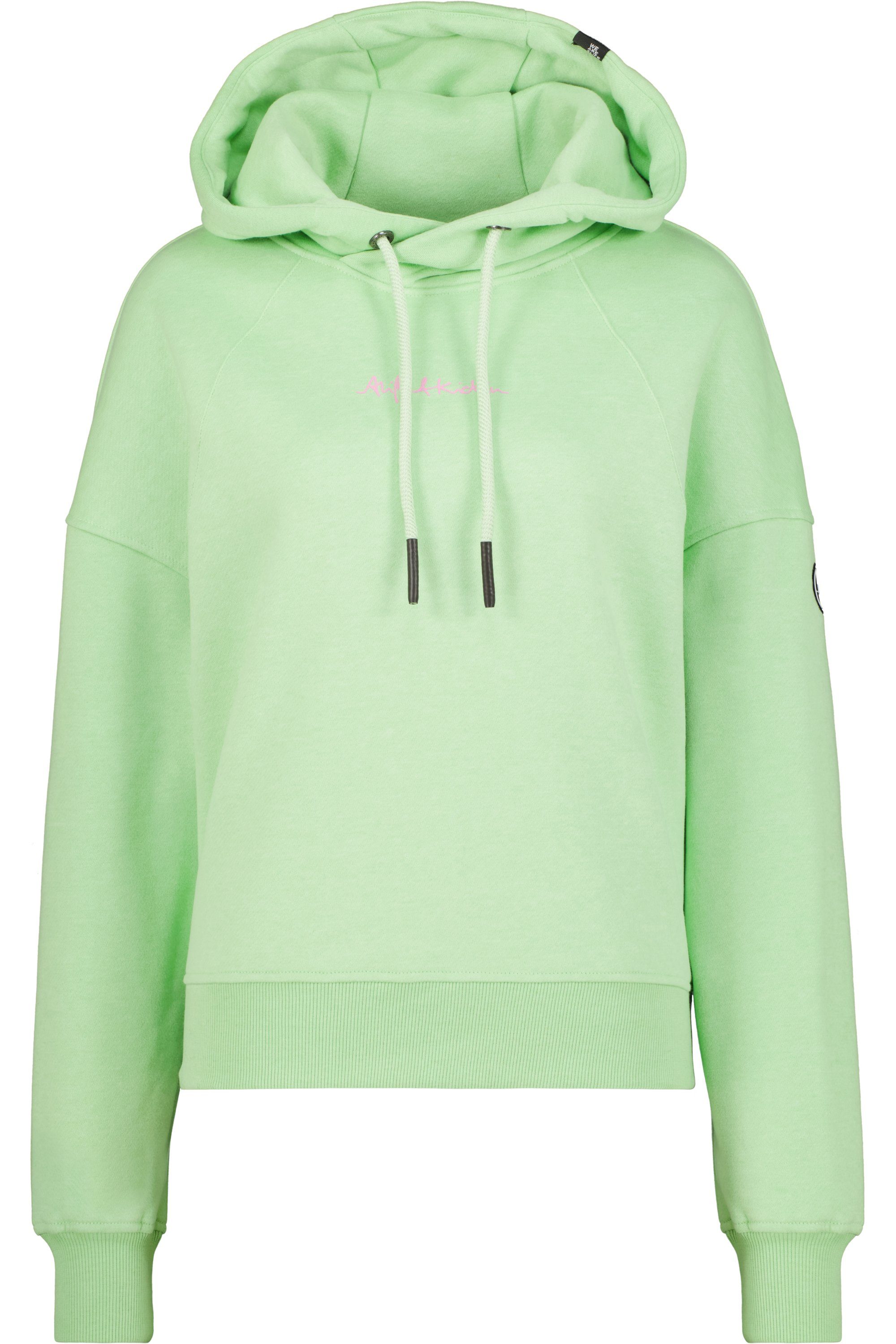 Kapuzensweatshirt Damen Pullover Hoodie JessyAK & A Sweatshirt melange Kapuzensweatshirt, pear Kickin Alife