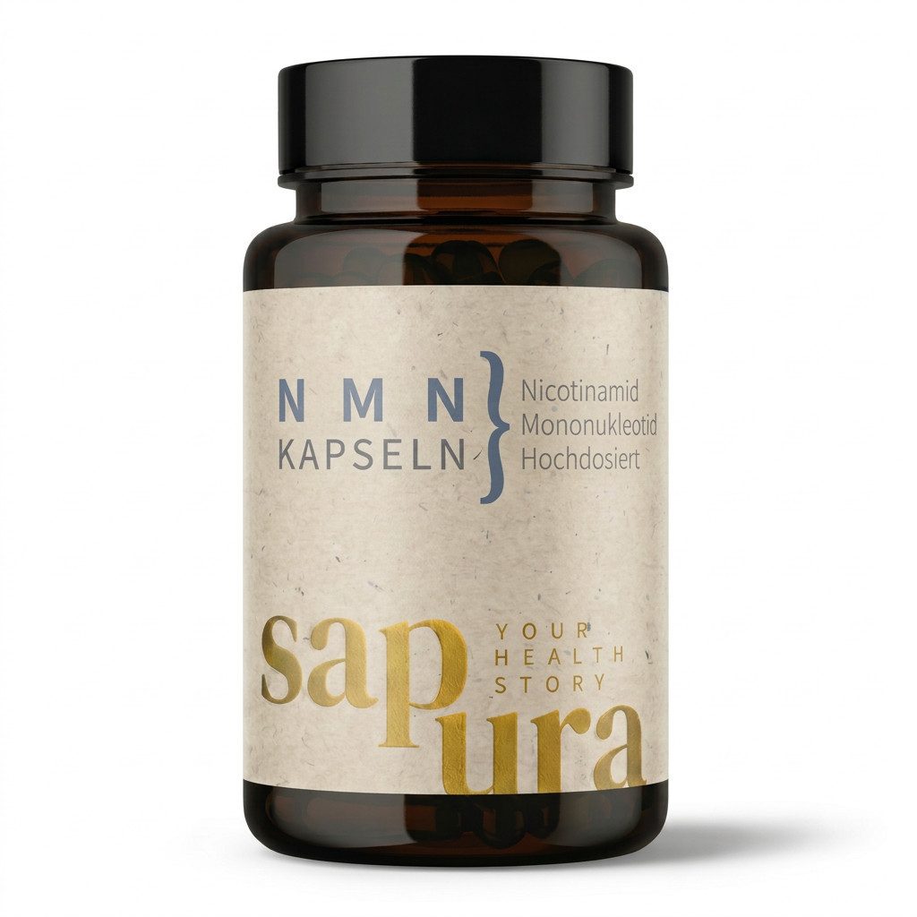 SAPURA Health NMN Nicotinamid-Mononukleotid Kapseln 60 St. Kapseln, 1 er 23.67 g, vegan, ohne Zusatzstoffe