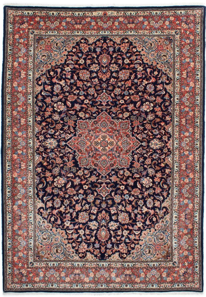 Orientteppich Golpayegan 215x307 mm rechteckig, Handgeknüpfter Nain / Trading, 10 Höhe: Perserteppich, Orientteppich