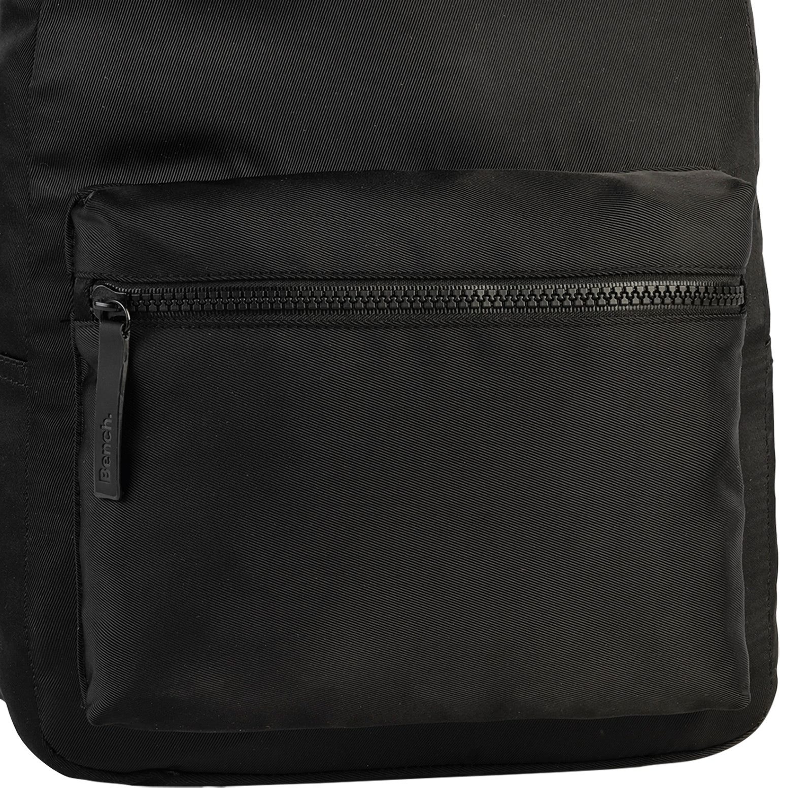 Bench. Rucksack Bench Rucksack schwarz Nylon Cityrucksack, Damen Cityrucksack Nylon, schwarz ca. 12cm hoch