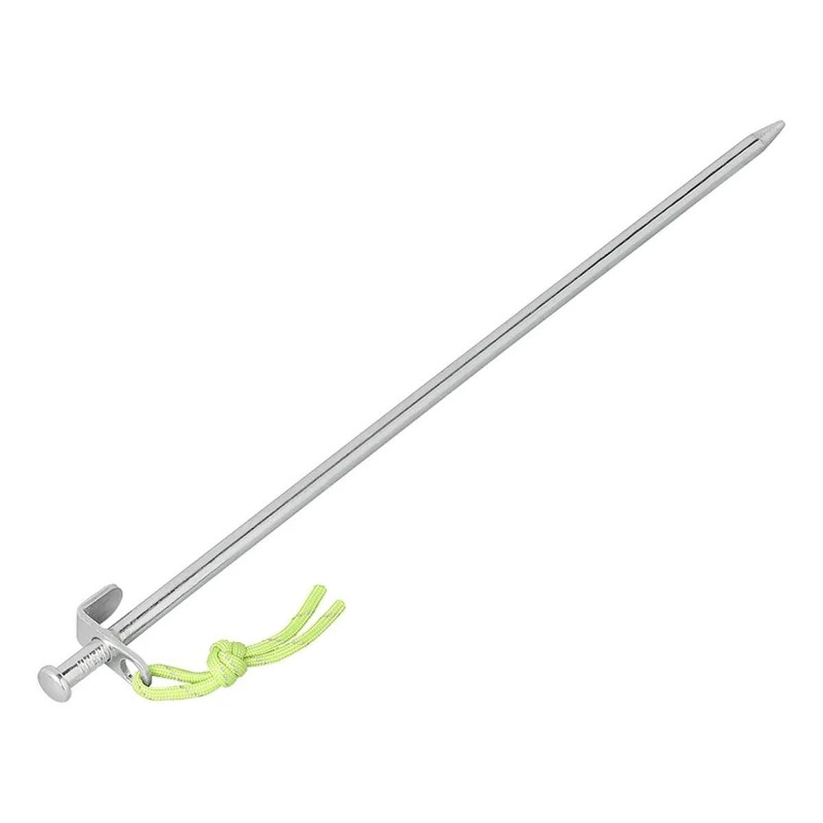 Moritz Zelthering Zelthering 40 cm mit L-Haken und fluoreszierender Abspannleine