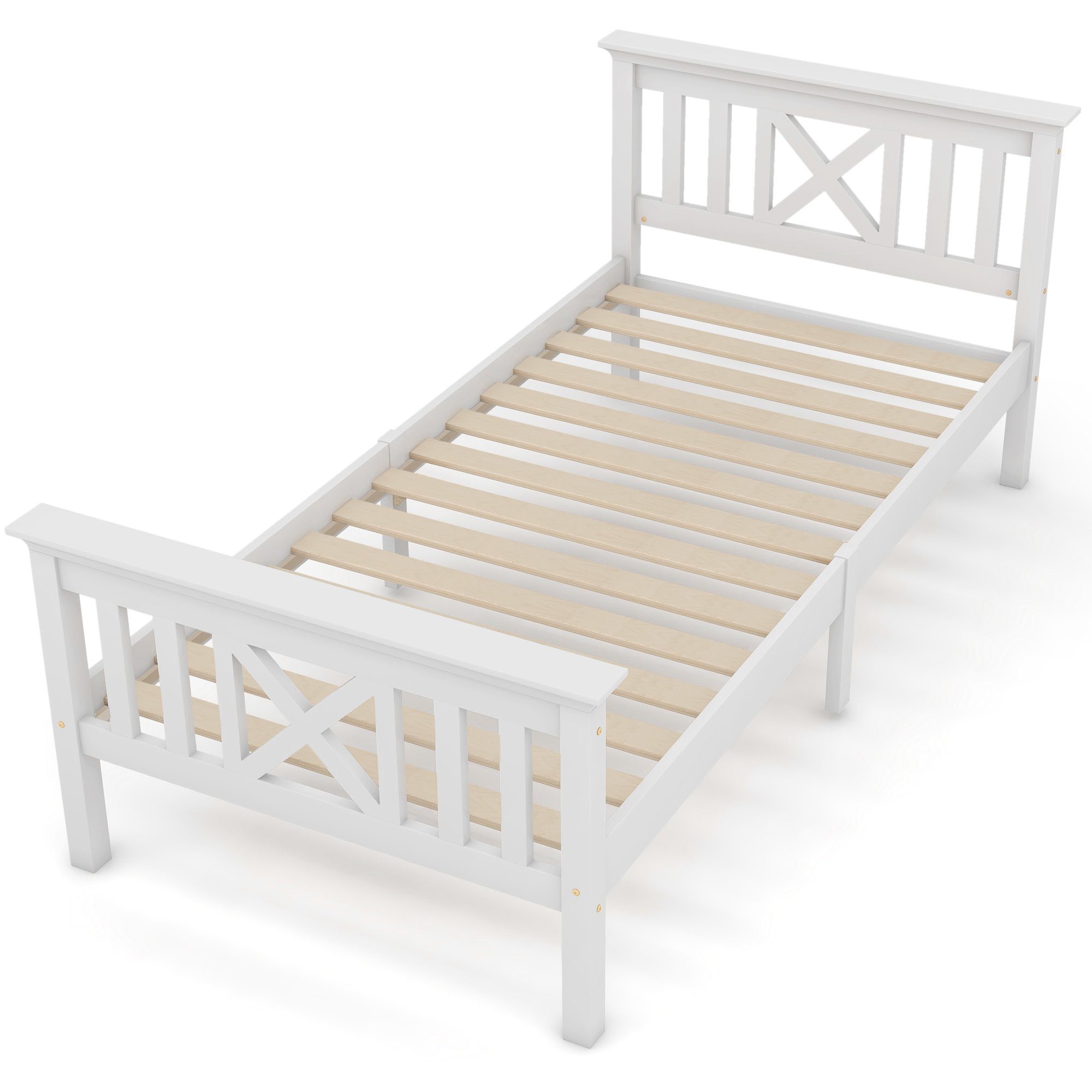 BlingBin Einzelbett Jugendbett (Holzbett aus Bettgestell günstig online kaufen