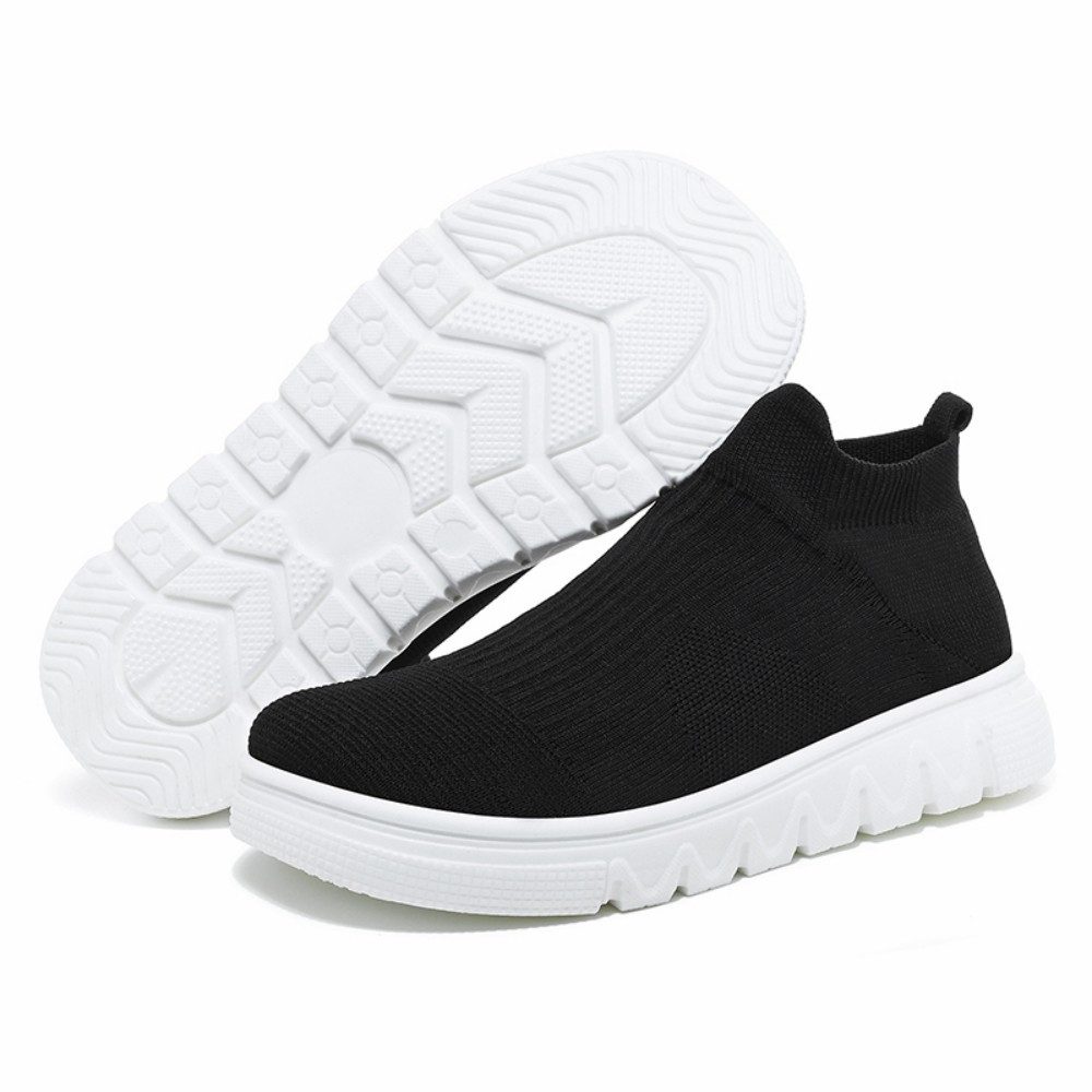 HUSK'SWARE Barfußschuh (atmungsaktive Freizeitschuhe für breite Füße) Paar-Sportschuhe mit Flyknit-Obermaterial, leichte Laufschuhe