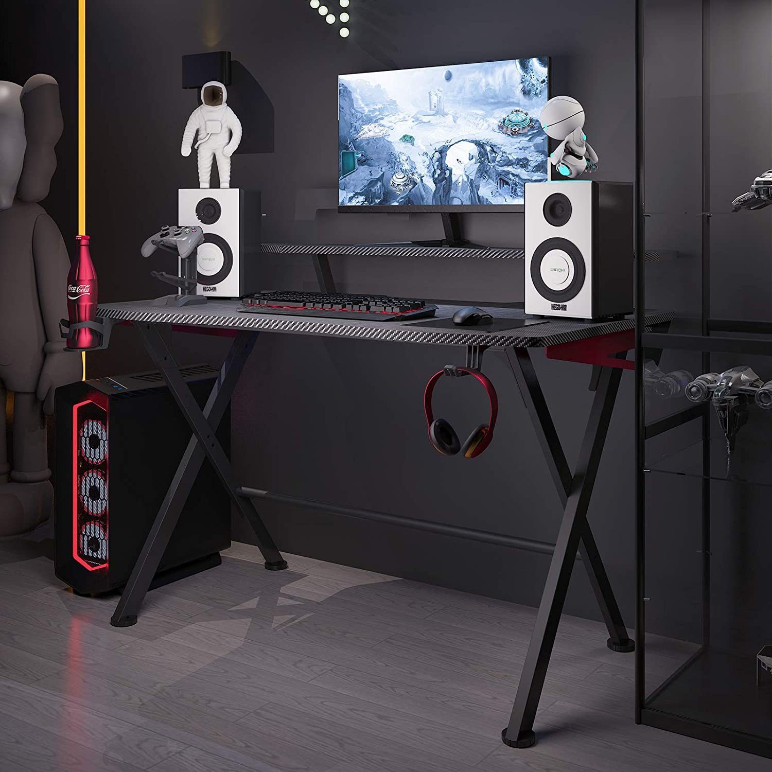 SANODESK Gamingtisch »GD1B«, Gaming Tisch Computertisch