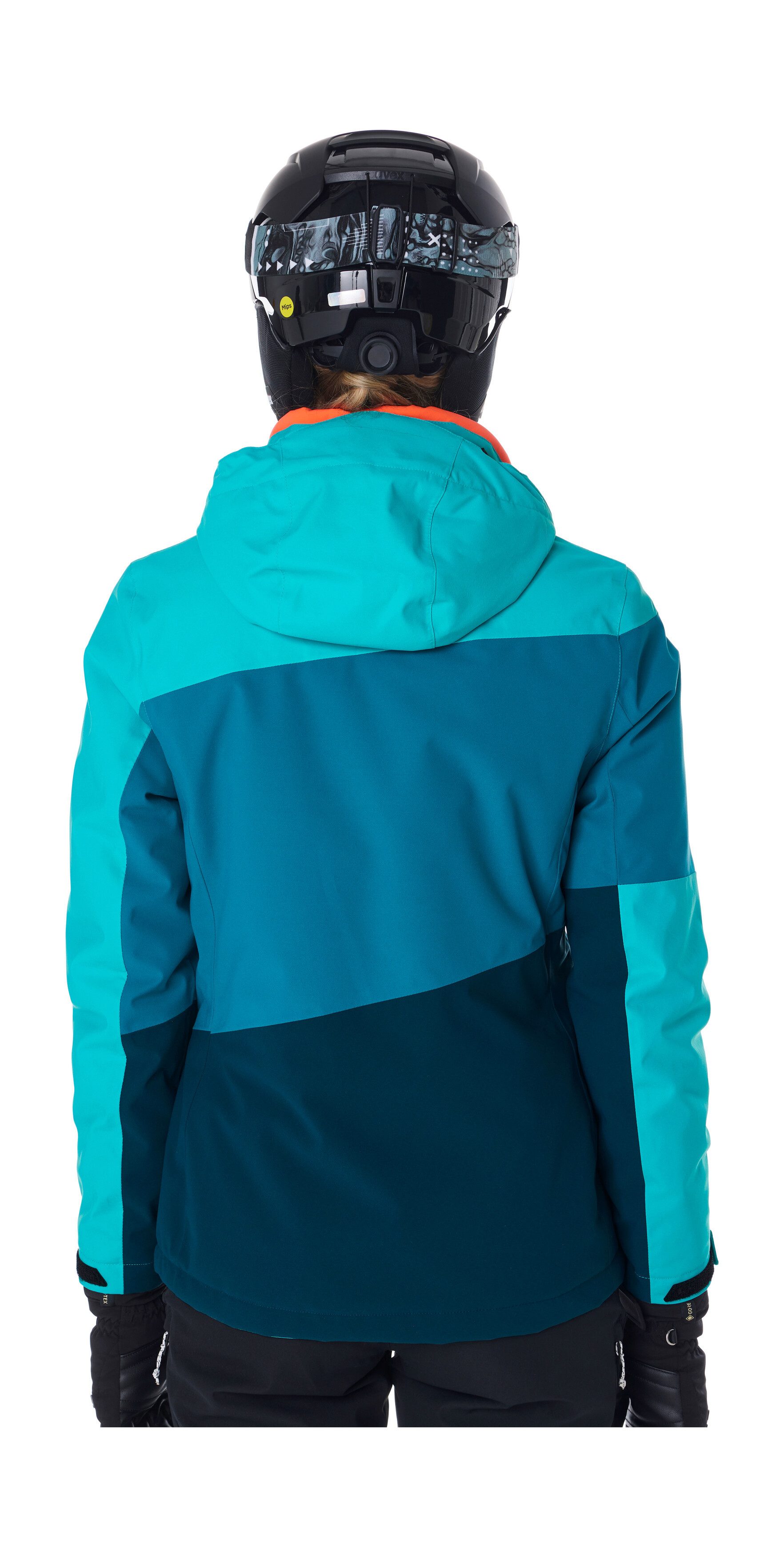 Killtec Skijacke KSW 67 WMN SKI JCKT Damen Skijacke: wasserdicht, atmungsaktiv, abnehmbare Kapuze
