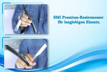 SMI Rasiermesser Rasiermesser Wechselklinge Mit 100 premium Qualität Rasierklingen, Wechselklinge 100 mit Etui