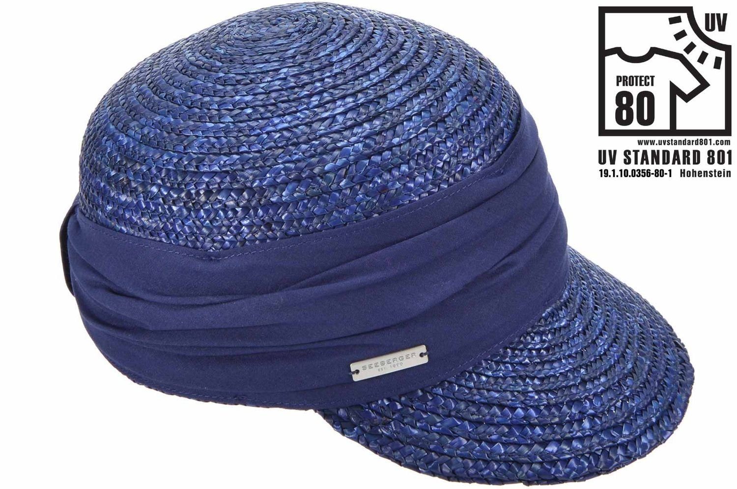 Seeberger Strohhut elegante Strohborten Cap mit günstig online kaufen