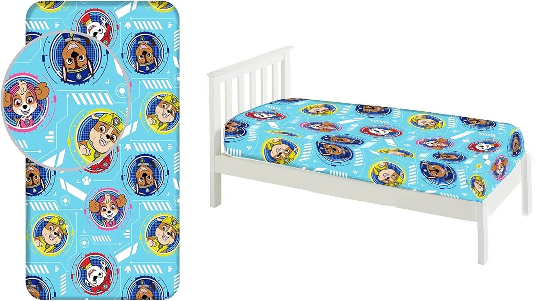 BrandMac Spannbettlaken Paw Patrol Spannbettlaken, 90 x 200 cm, für Einzelb günstig online kaufen