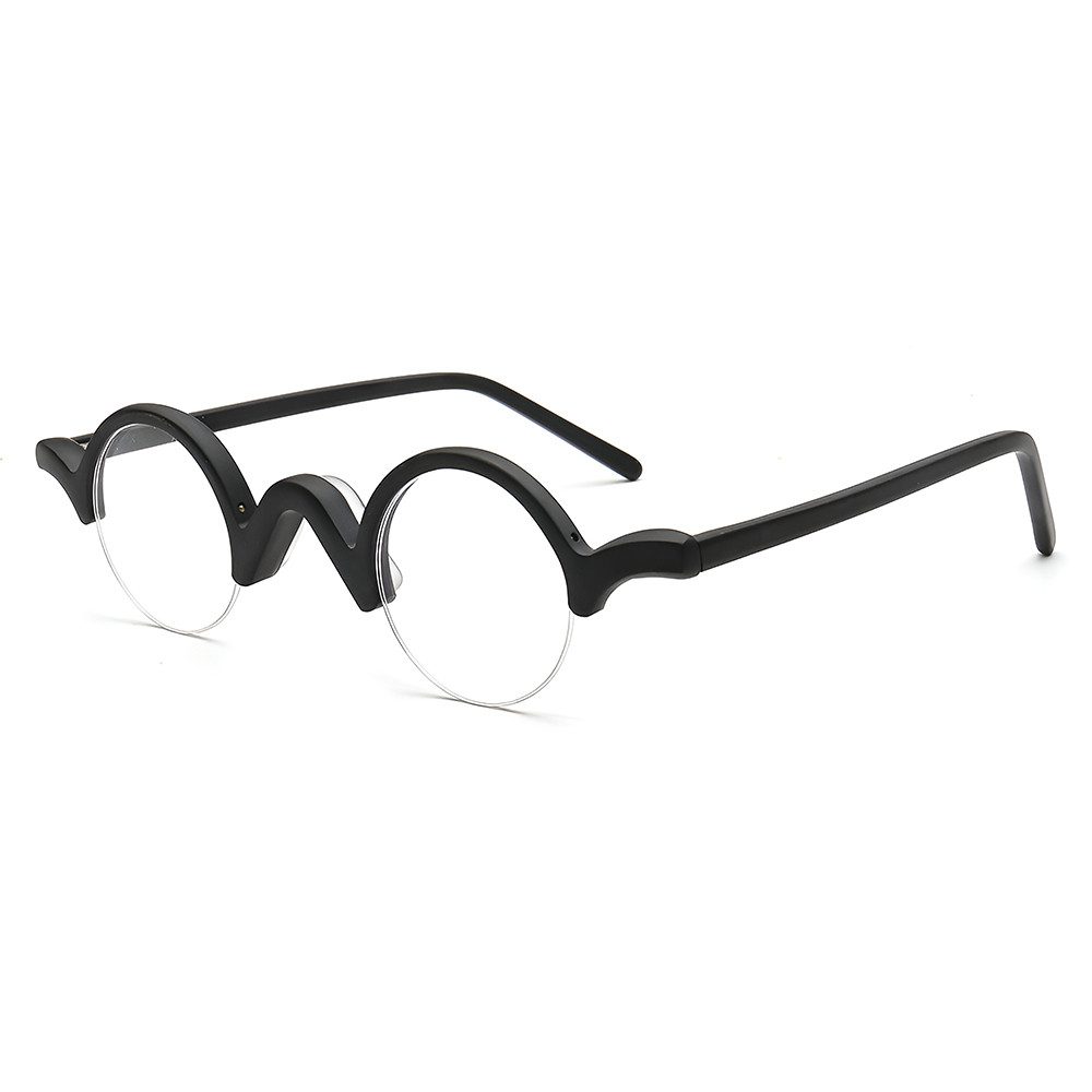 PACIEA Lesebrille Damen Herren Halbrand Mehrfarbig Anti Blaulicht Mode Rundrahmen