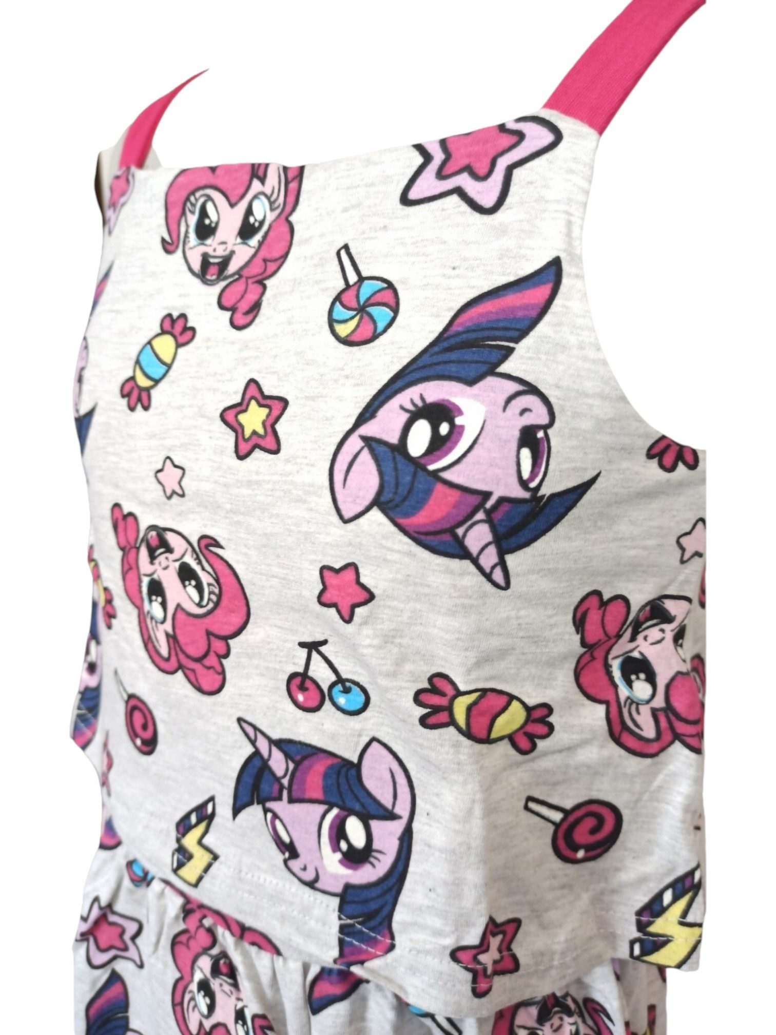 My Little Pony Sommerkleid Mädchen Jerseykleid mit Träger Gr. 98-128 cm