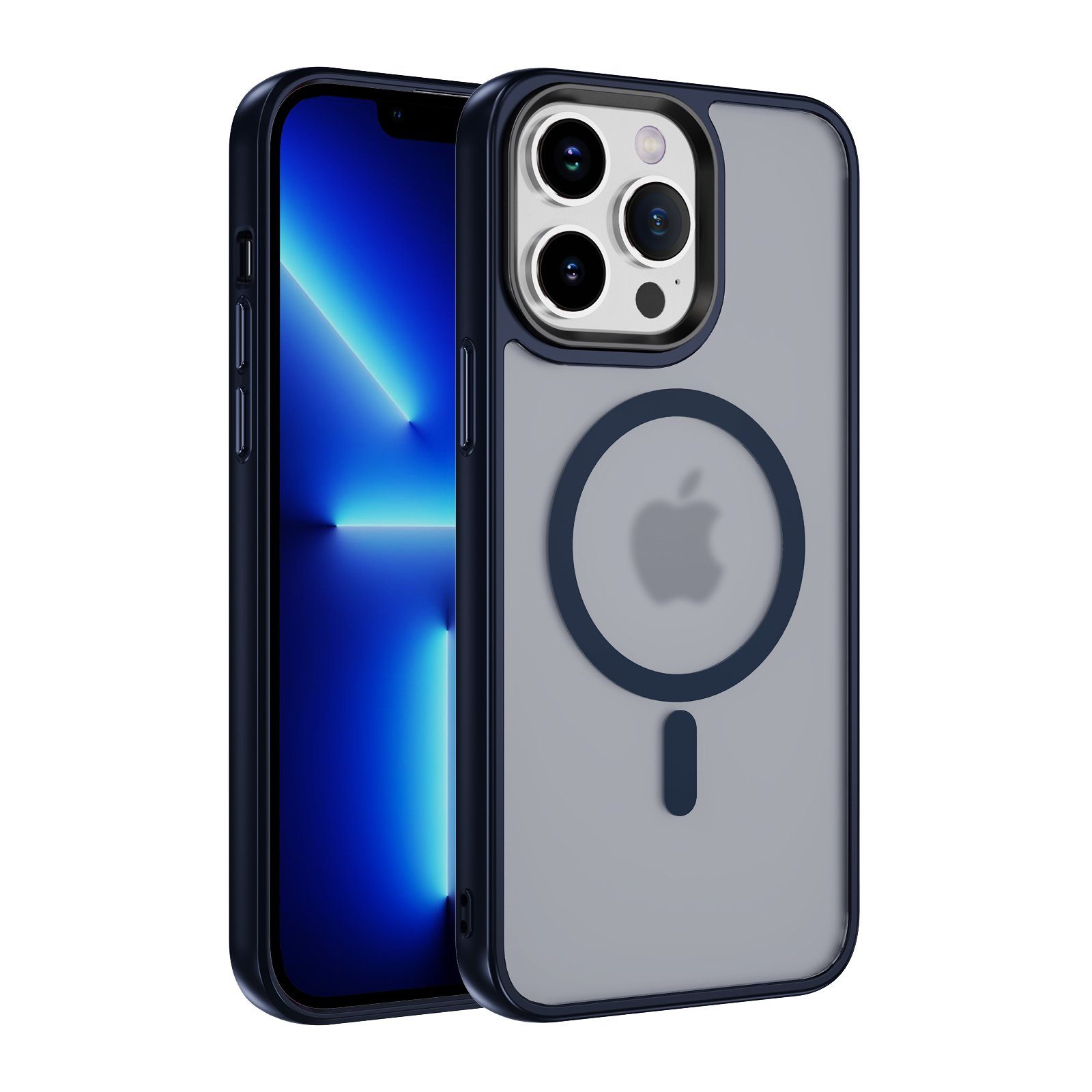 Tec-Expert Handyhülle Magnet Hülle für Apple iPhone 15 Pro 6.1 Zoll, 6.1, kompatibel zu Magsafe magnetisches Laden