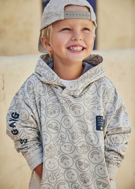 Mayoral Kapuzensweatshirt Sweatshirt Smiley-Print Jungen(348360)