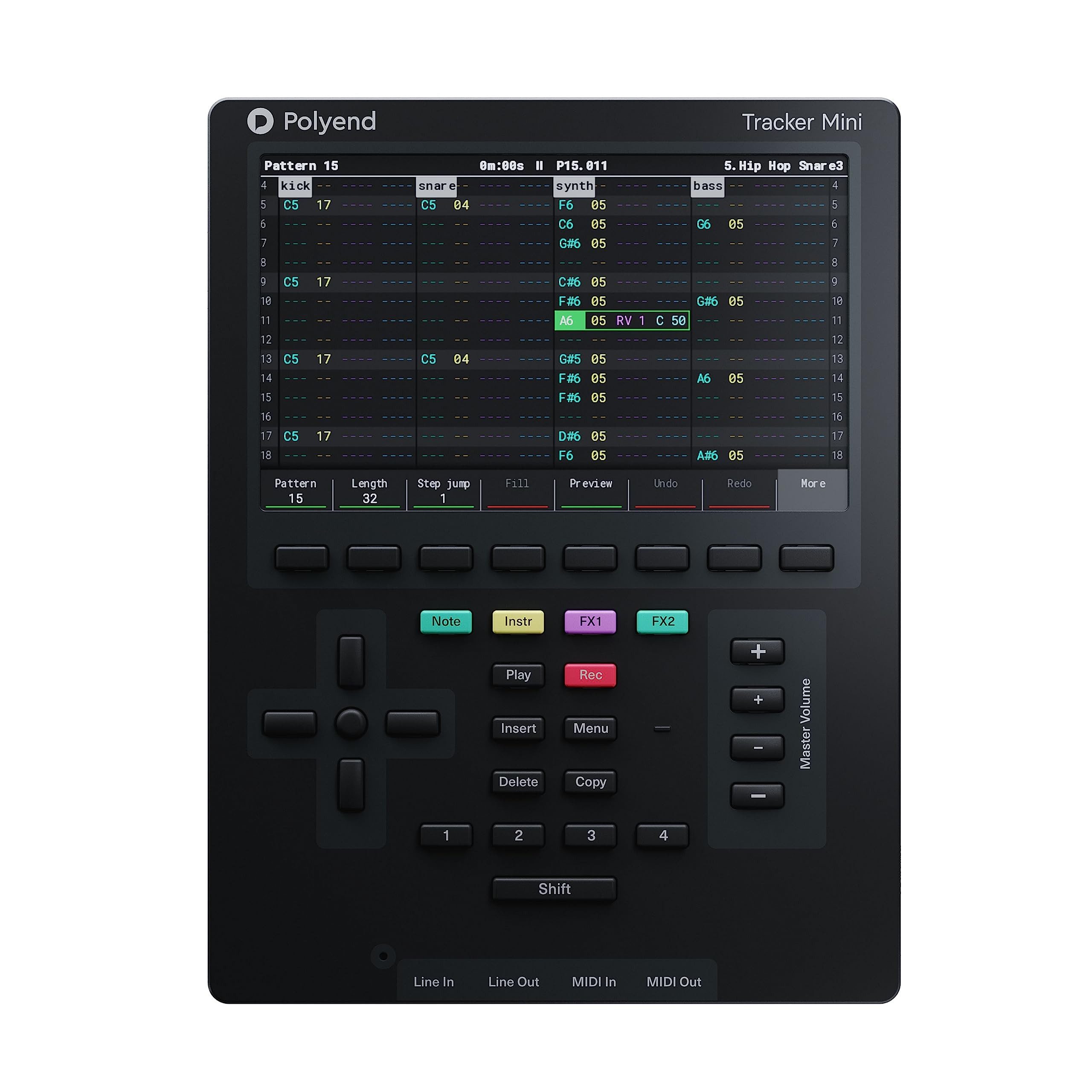 Polyend Synthesizer (Groove-Tools, Grooveboxen), Tracker Mini - Groovebox