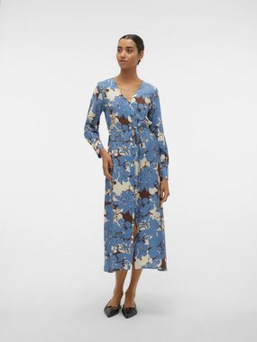 Vero Moda Blusenkleid BRITA BERTA (1-tlg) Drapiert/gerafft