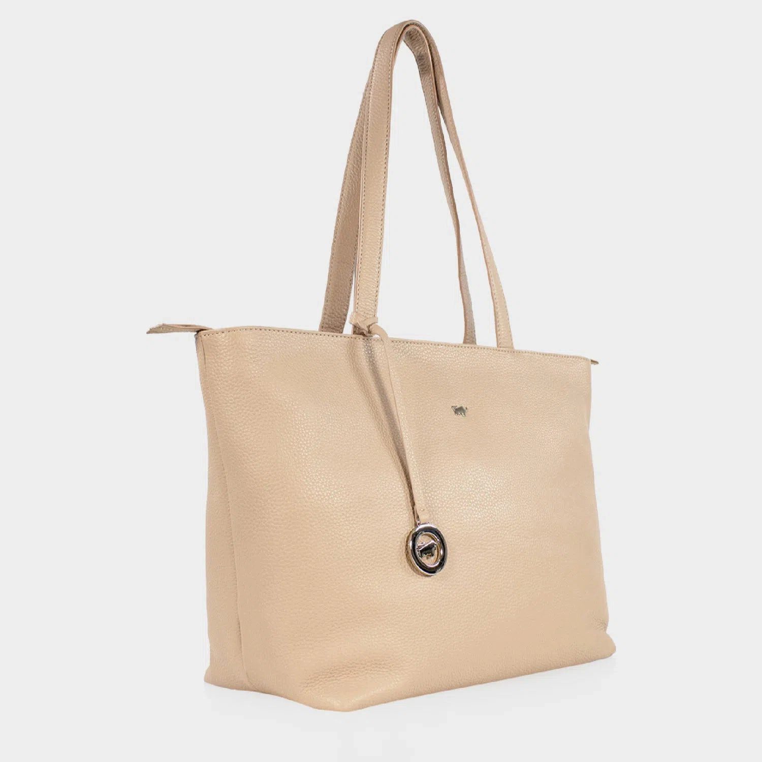 Braun Büffel Umhängetasche HANNA Shopper beige