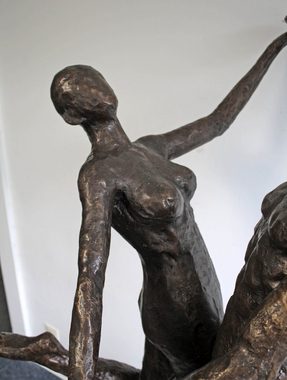 Bronzeskulpturen Skulptur Bronzefigur tanzendes Liebespaar