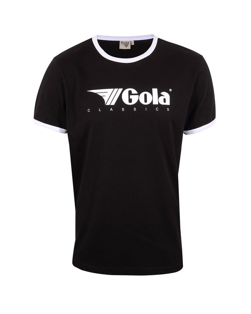 Gola T-Shirt Logo Classics Print Ringer (Baumwolle) schwarz Herren günstig online kaufen