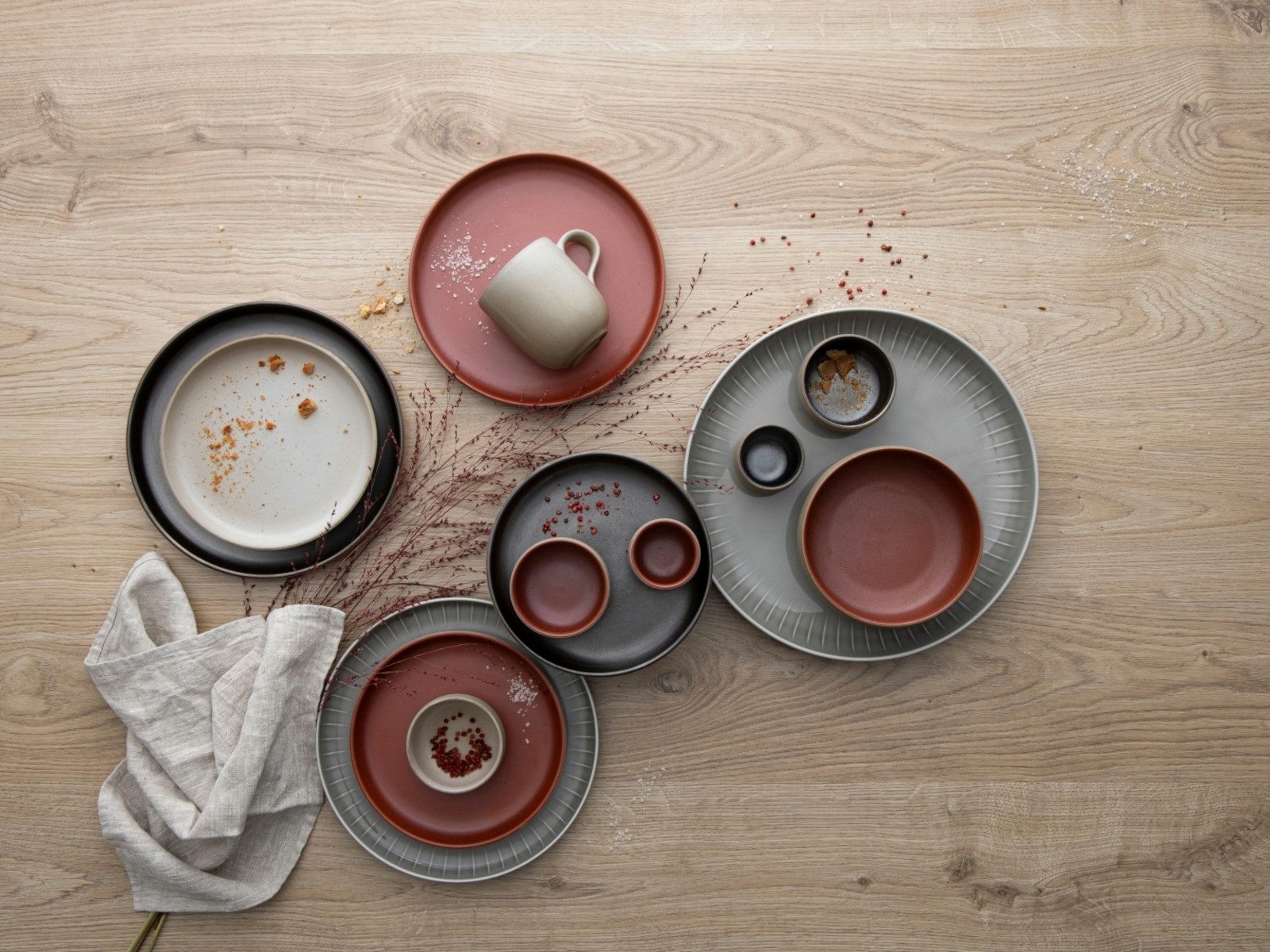 Rosenthal Speiseteller Joyn Stoneware Ash Gourmetteller 20cm
