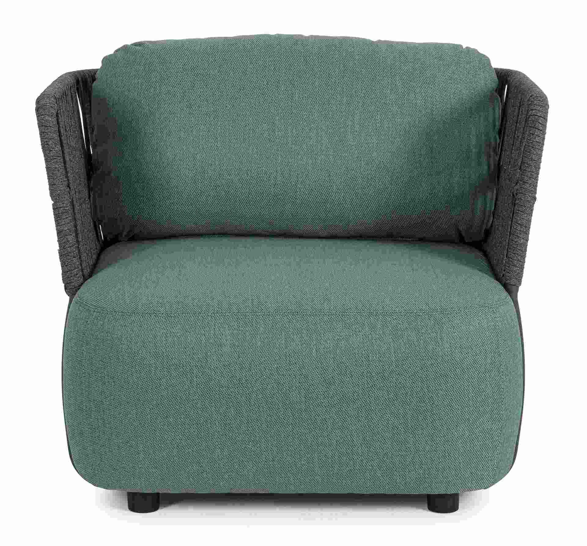 Feeling4Home Gartensessel Palmer aus Aluminium, Jade