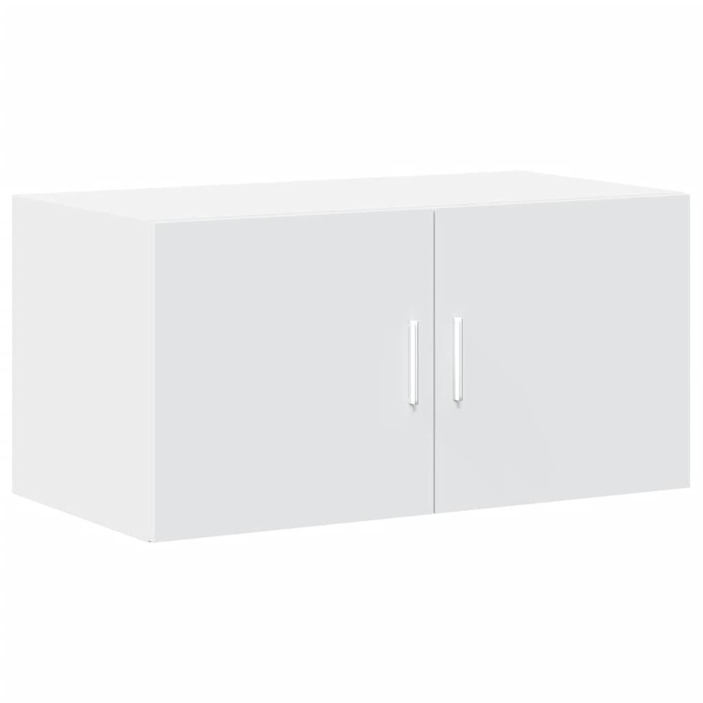 vidaXL Hängeschrank Wandschrank Weiß 80x42,5x40 cm Holzwerkstoff (1-St)