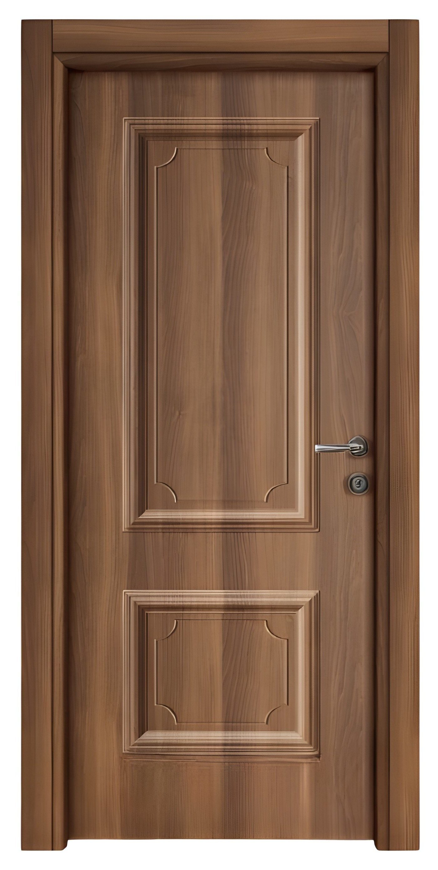 Xlmoebel Zimmertür Braune Designer Innentür - Hochwertige Einzeltür (Einzeltür, 1-St., Sofa 3 Sitzer), Made in Europa