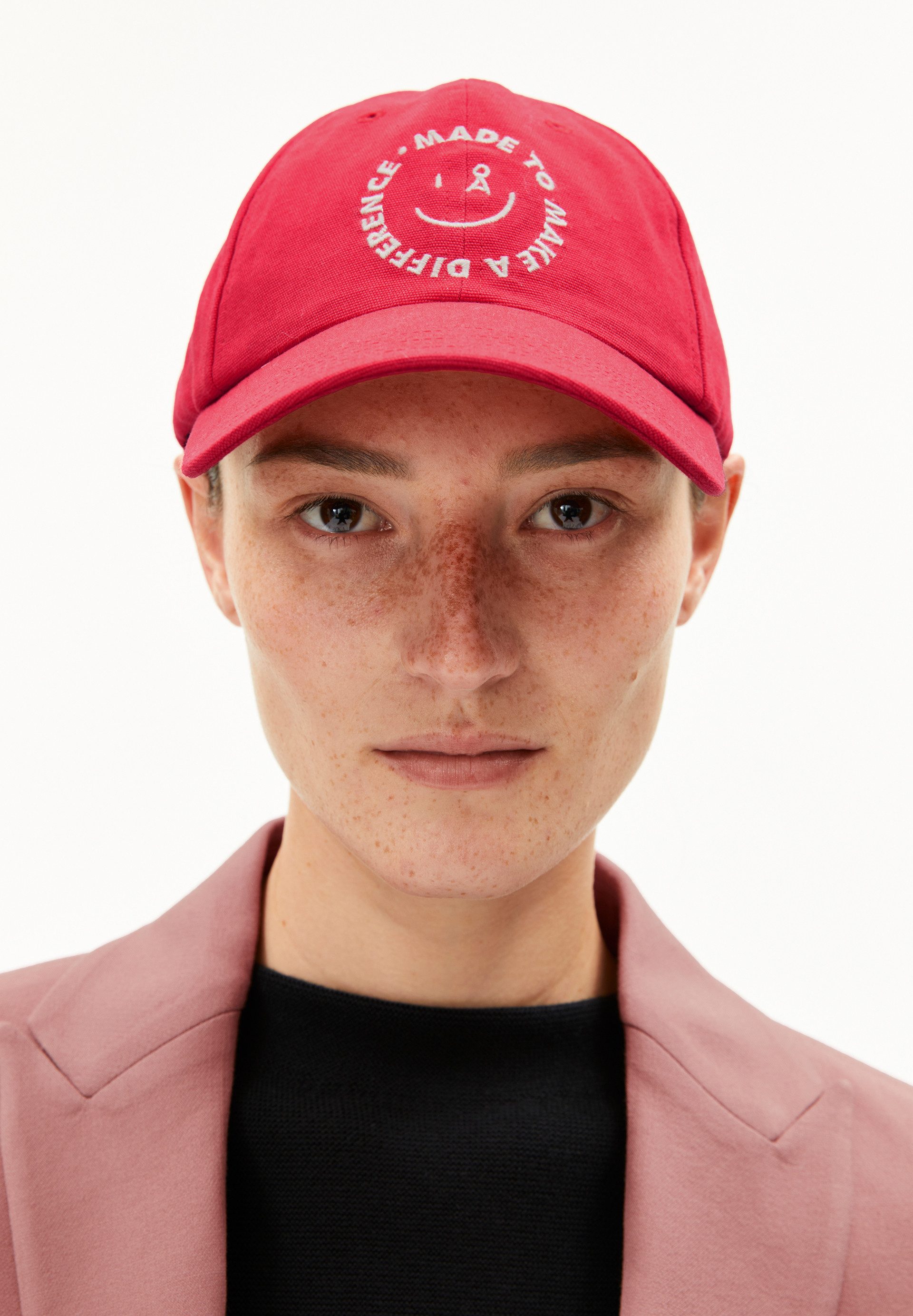 Armedangels Baseball Cap YENAAS SMILEY Å Unisex Kappe Aus Bio-Baumwolle