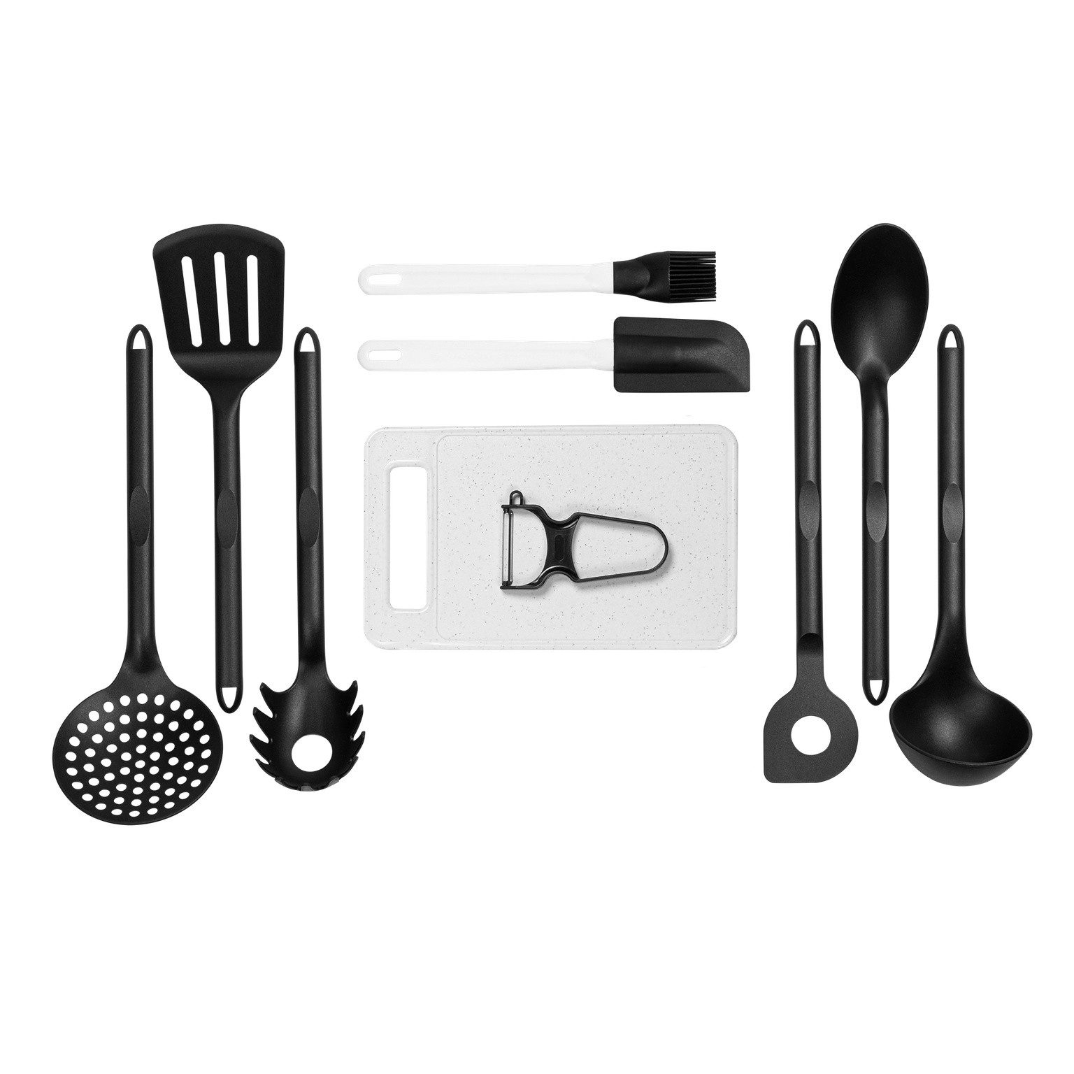rena germany Kochbesteck-Set Grundausstattung (10-tlg), Spülmaschinengeeignet, Formstabil, Made in Germany