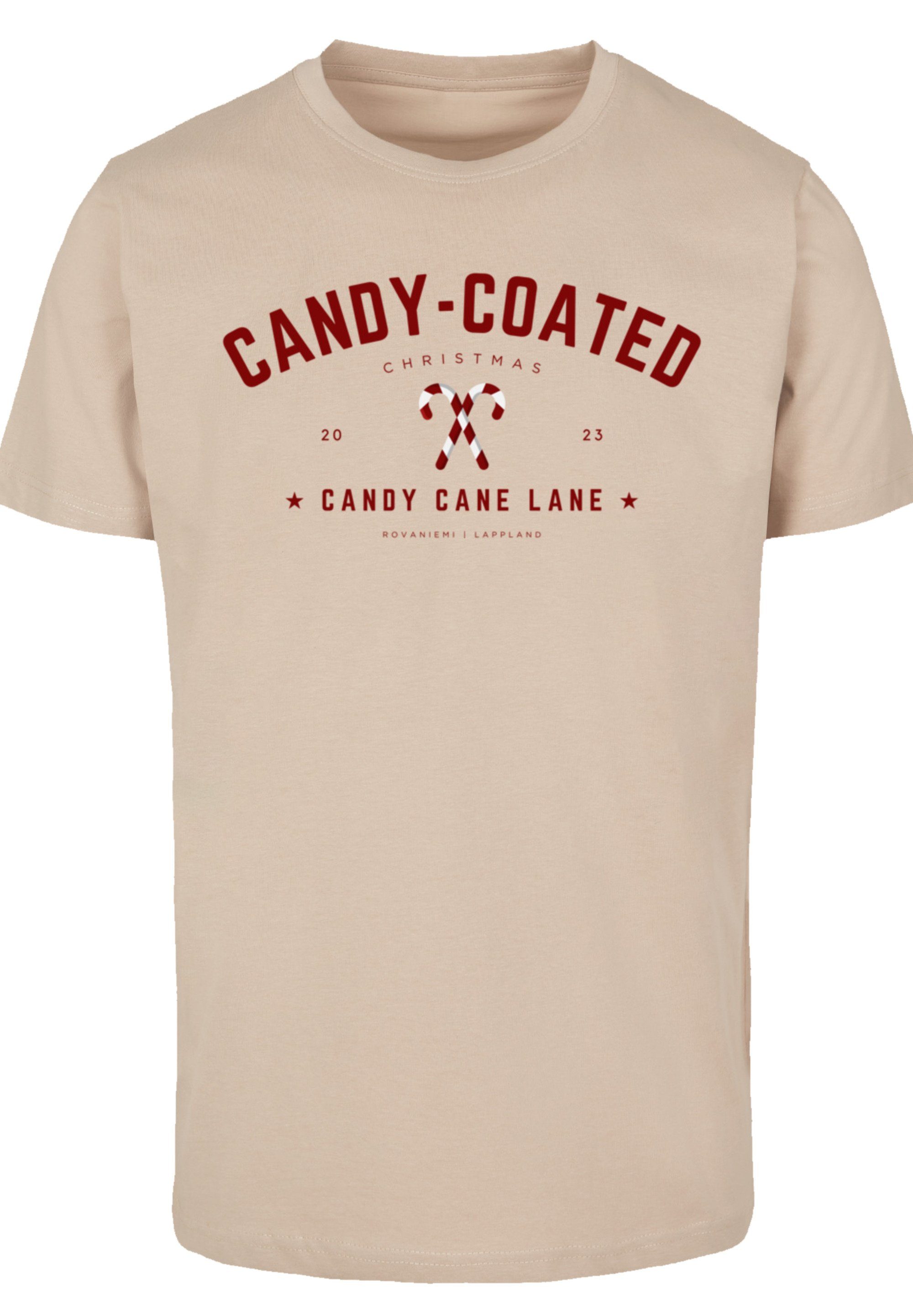 Candy sand Coated Christmas T-Shirt Weihnachten, Logo F4NT4STIC Geschenk, Weihnachten