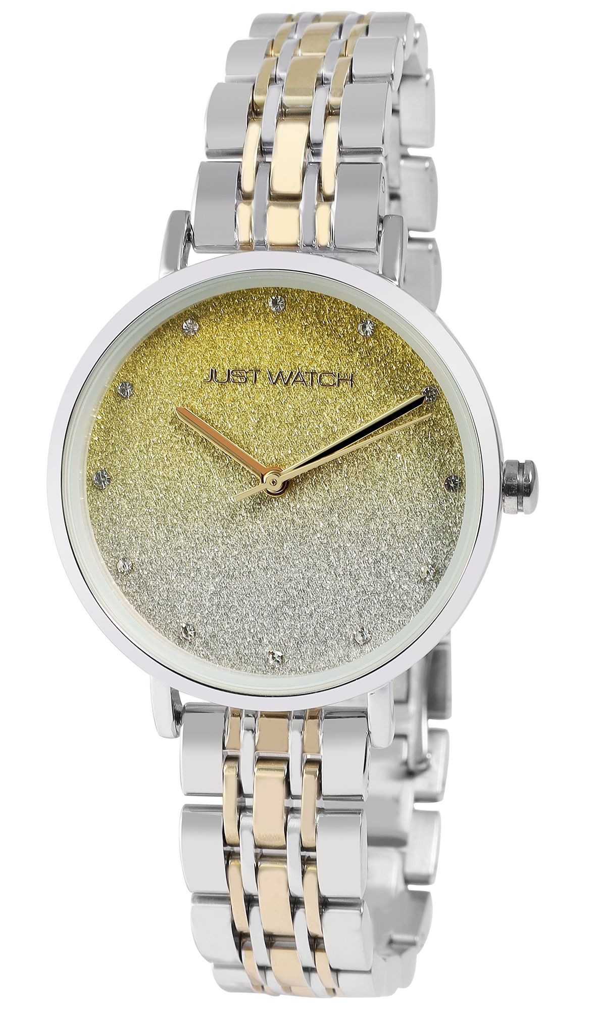 JUST WATCH Quarzuhr Ivory Just Watch Damenuhr mit Edelstahlarmband und buntem