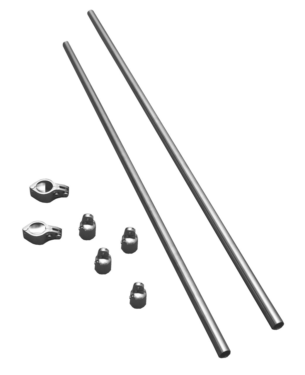 Sunset Windgenerator Mast für WG 504, 2 tlg., Befestigung für Windrad, Gesamtlänge: 2,0 m, für Boot, Wohnmobil, Gartenhaus, Edelstahl, see-, salzwasserbeständig